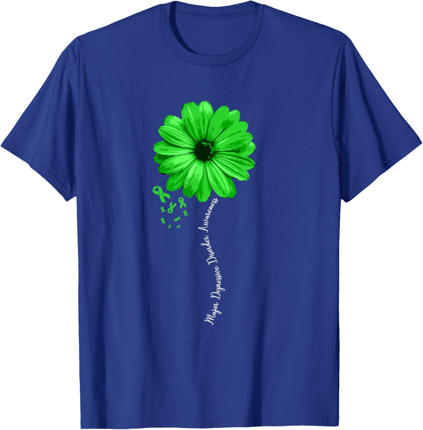Major Depressive Disorder Awareness Warrior Pretty T-Shirt - T-Shirt | Royal