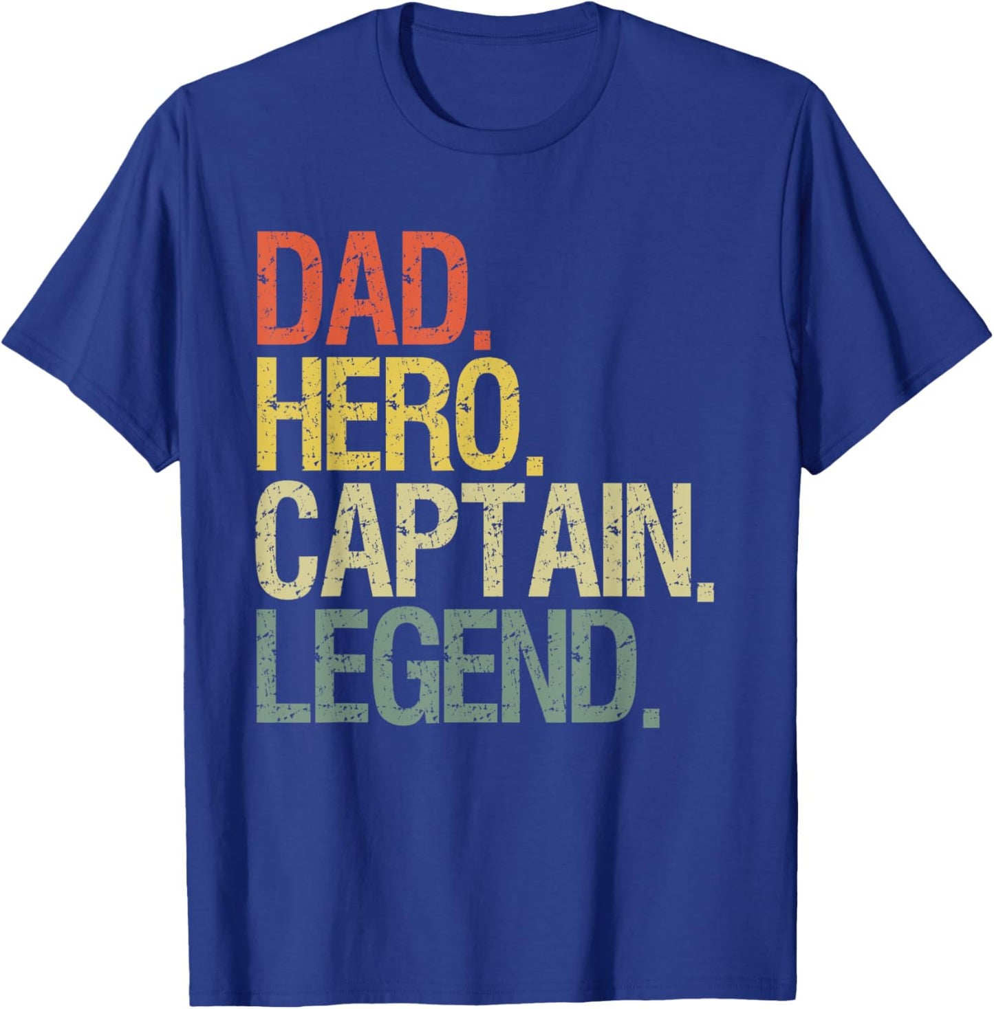 Dad captain boat T-Shirt - T-Shirt | Royal
