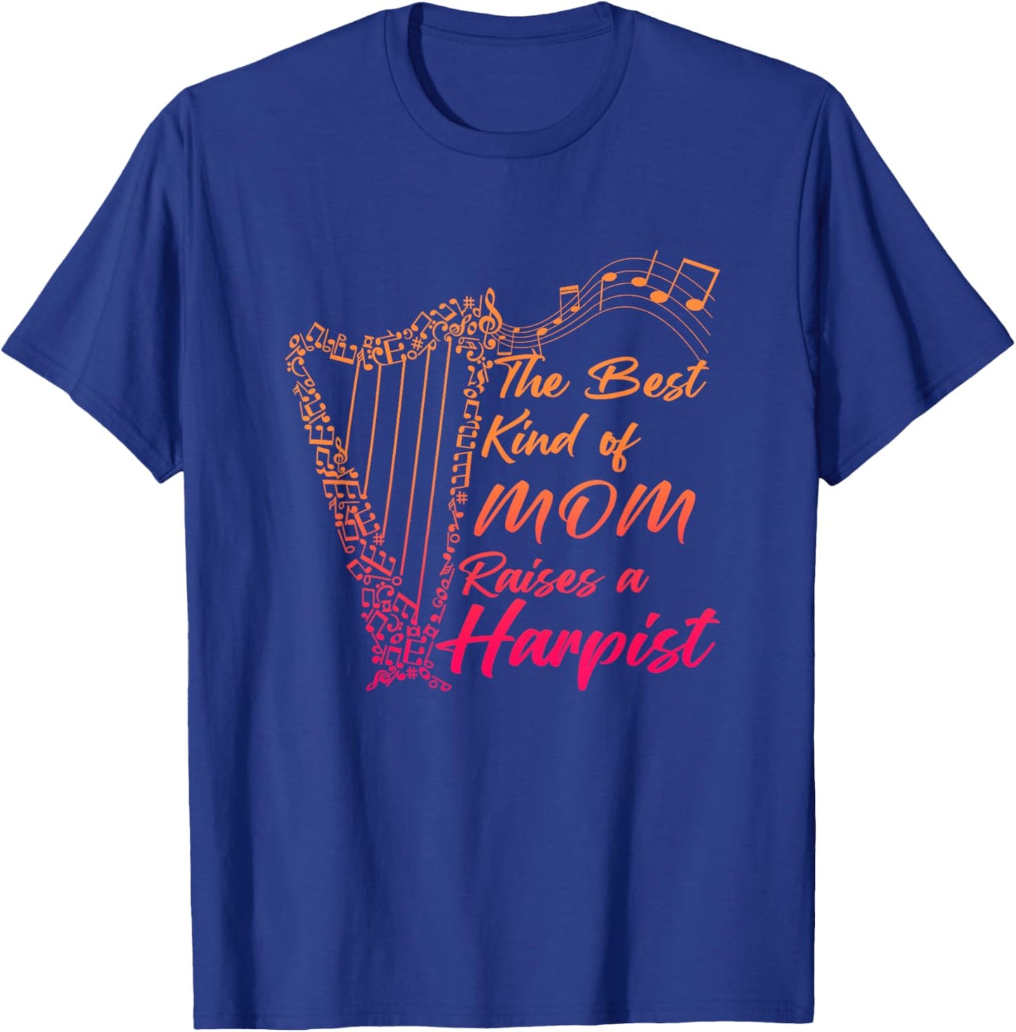 Harp Instrument Harp Player Harpist Musical T-Shirt - T-Shirt | Royal