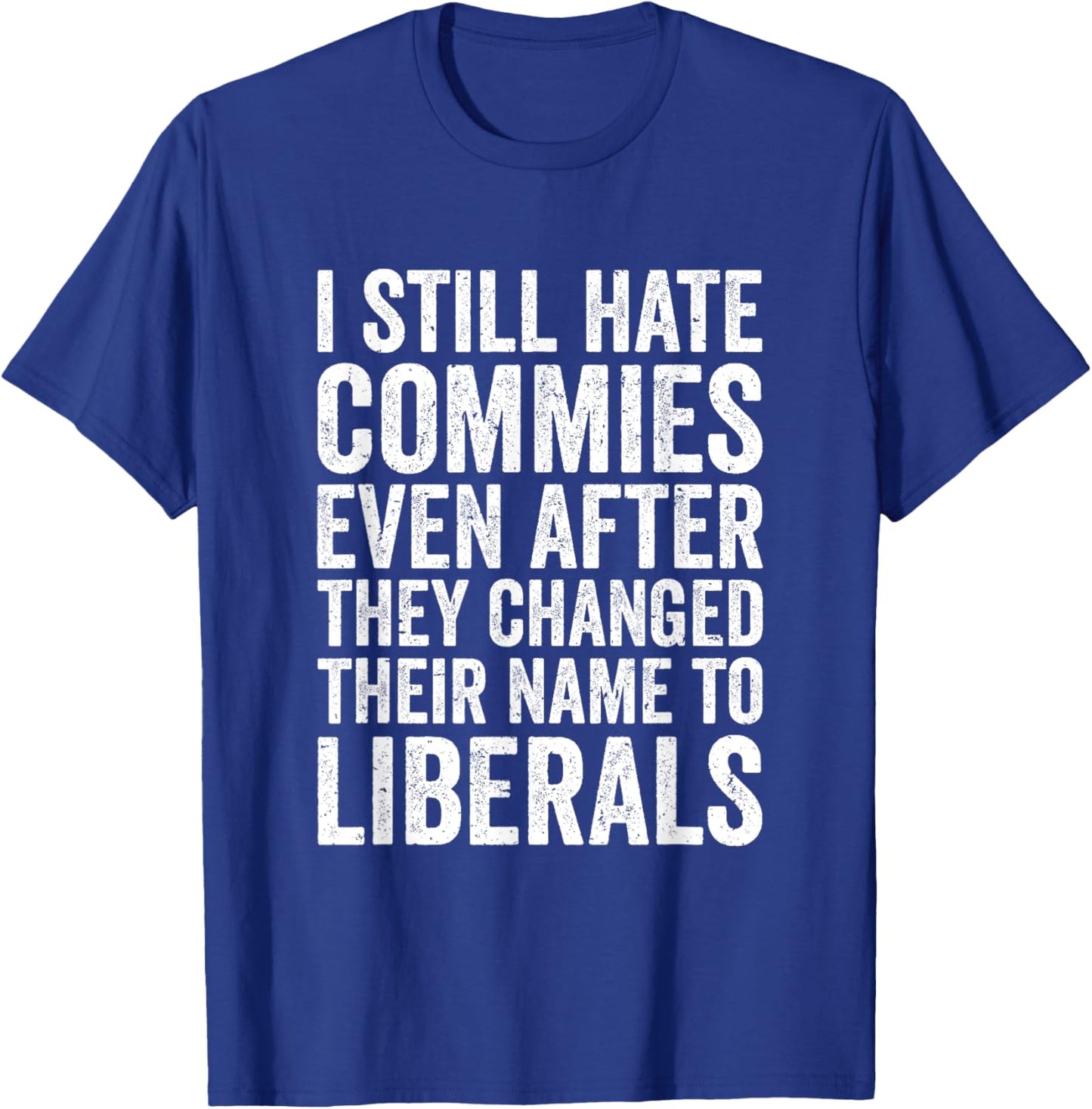 Funny Anti Socialist Communist Pro America Patriotic T-Shirt - T-Shirt | Royal