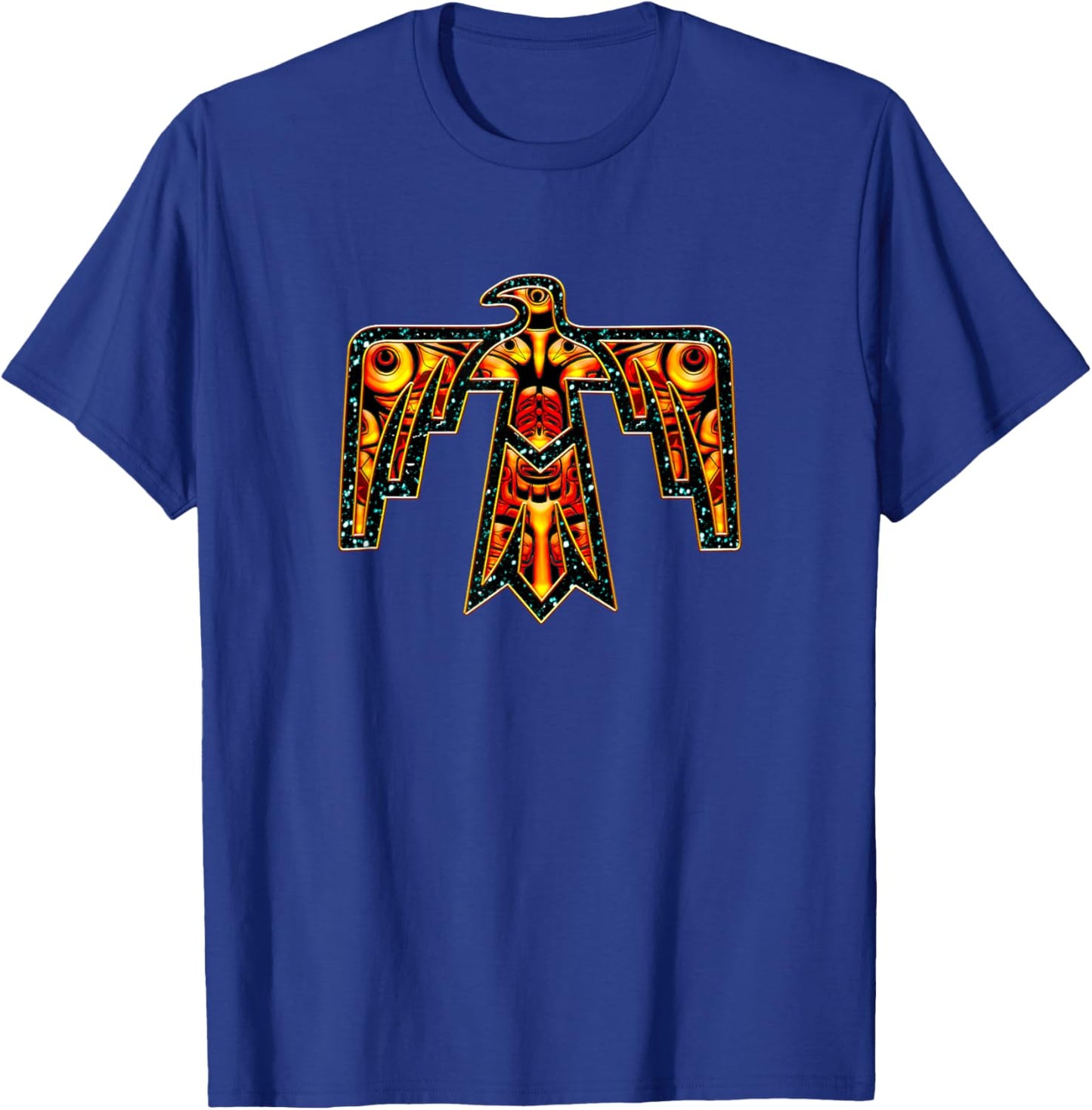 Thunderbird, Native American, bird, eagle, totem, animal T-Shirt - T-Shirt | Royal