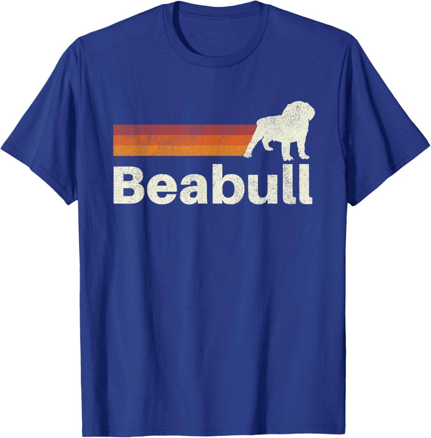 Vintage Beabull Retro Mom Dad Dog T-Shirt - T-Shirt | Royal