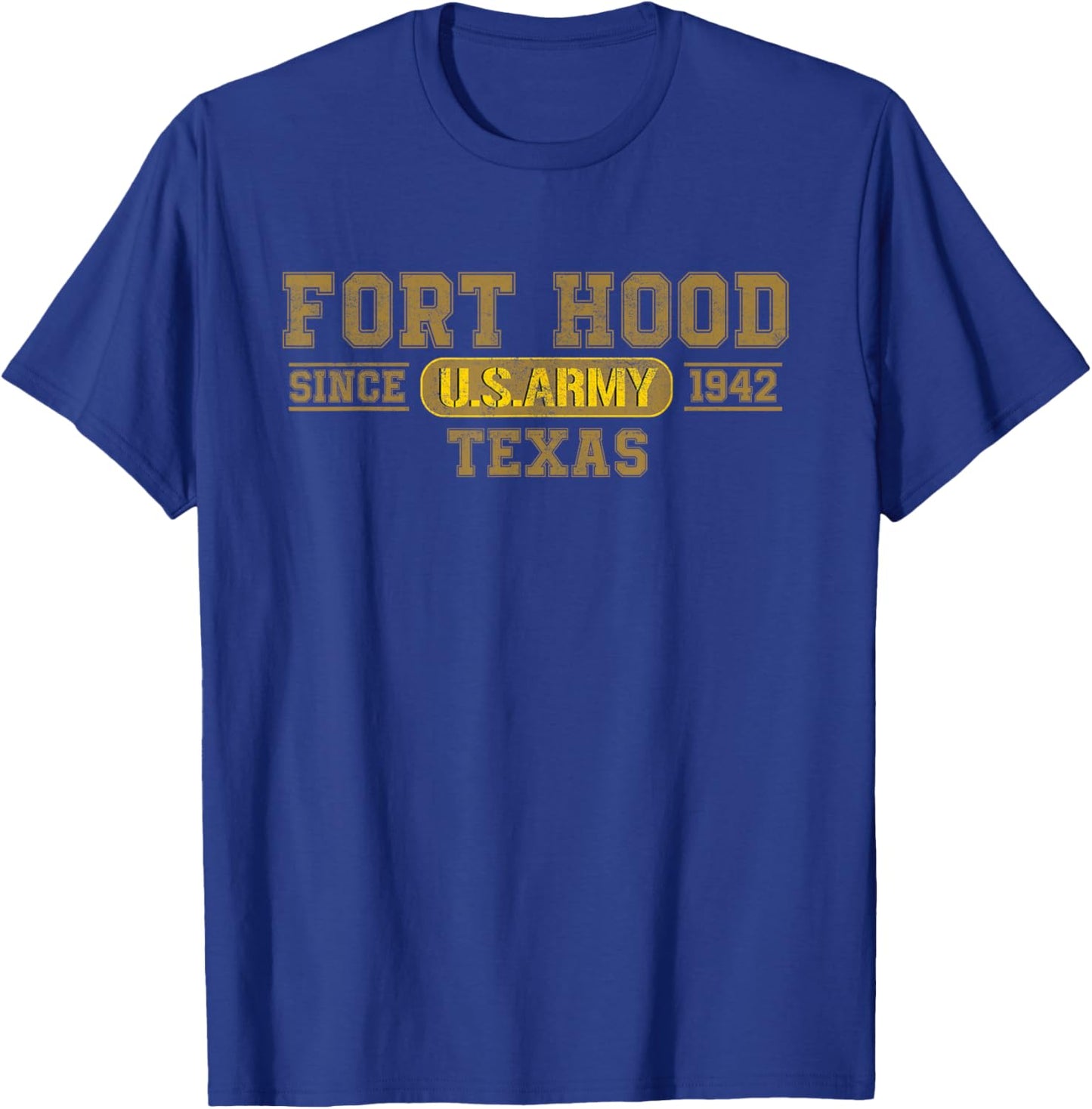 Fort Hood Texas - US Army Base Vintage Gifts T-Shirt - T-Shirt | Royal