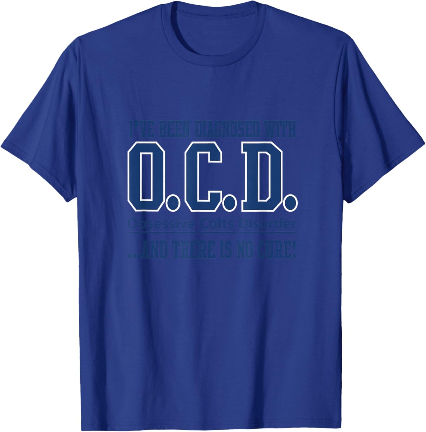 OCD Colts (royal blue/white) T-Shirt - T-Shirt | Royal
