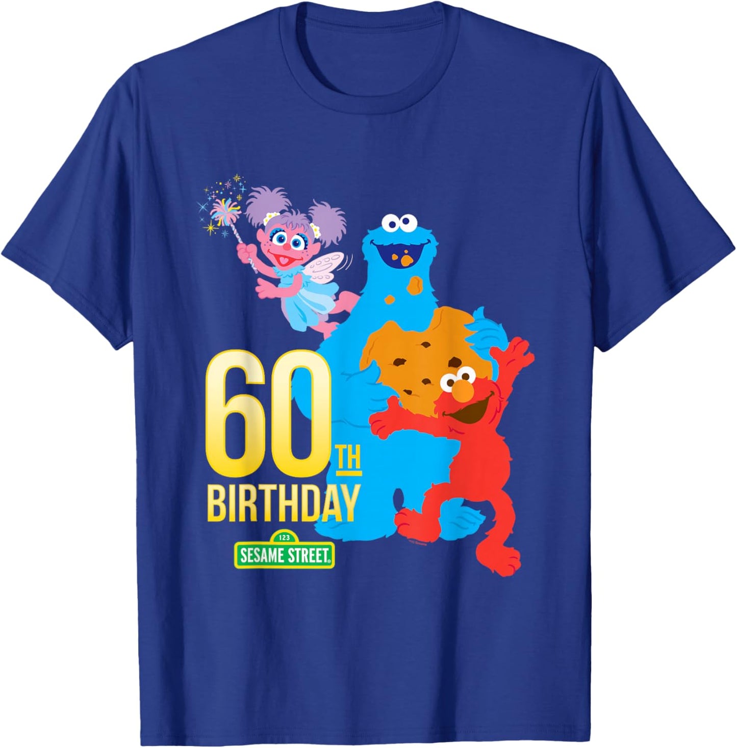 Sesame Street 60th Birthday T-Shirt - T-Shirt | Royal