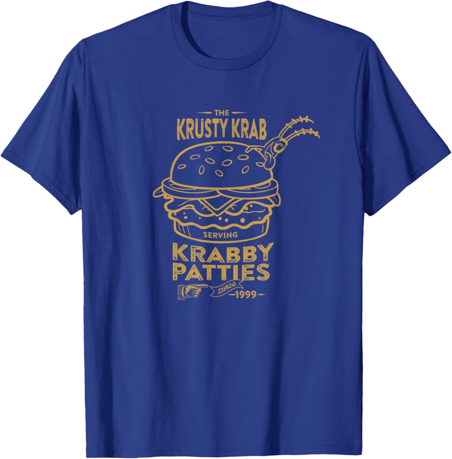 Spongebob Squarepants Krusty Krab Krabby Patties Ad T-Shirt - T-Shirt | Royal