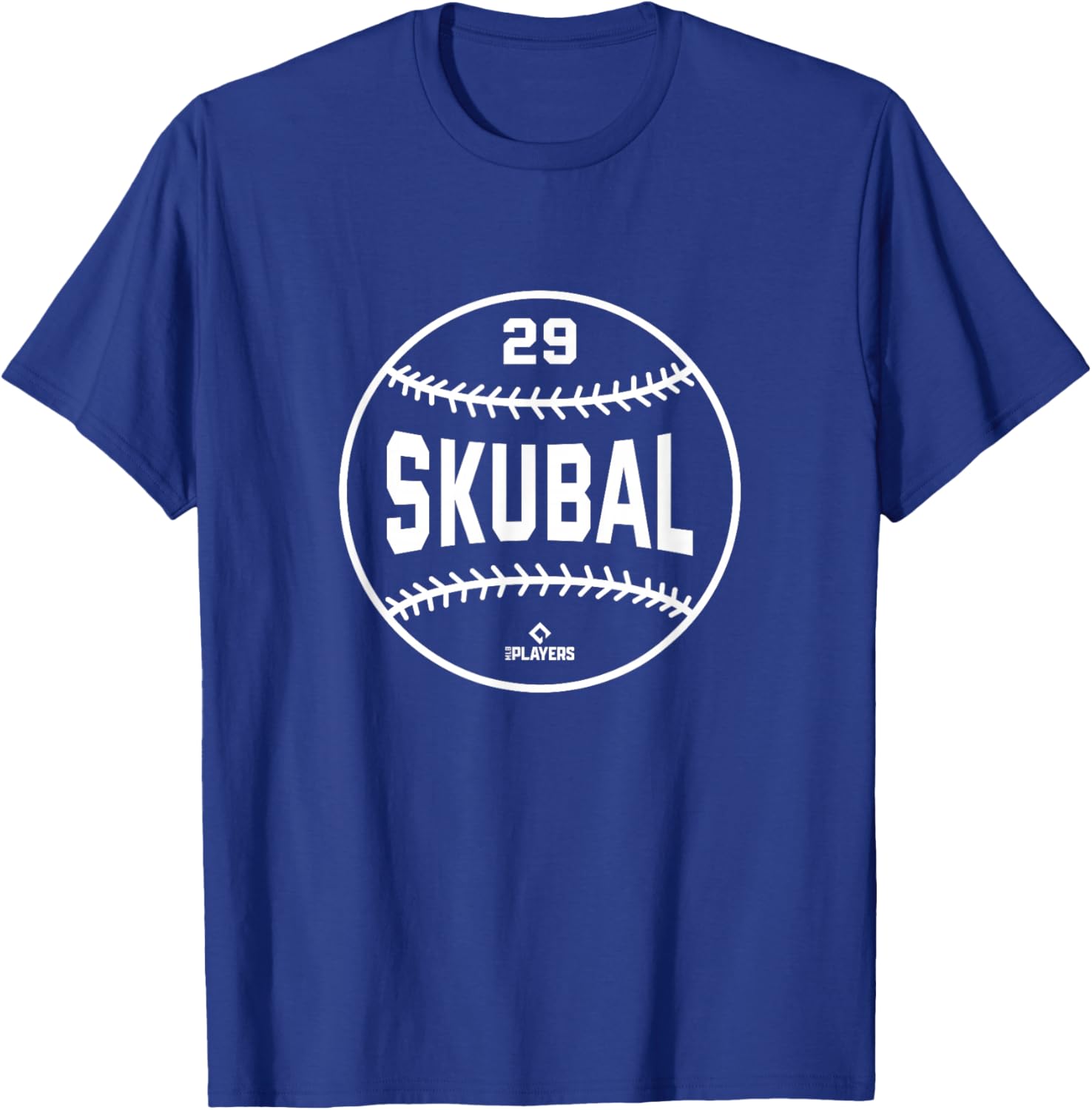Tarik Skubal Baseball Detroit Michigan MLB Players MLBPA T-Shirt - T-Shirt | Royal