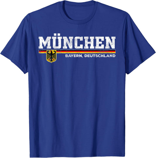Munich/Munchen Germany/Deutschland T-Shirt - T-Shirt | Royal
