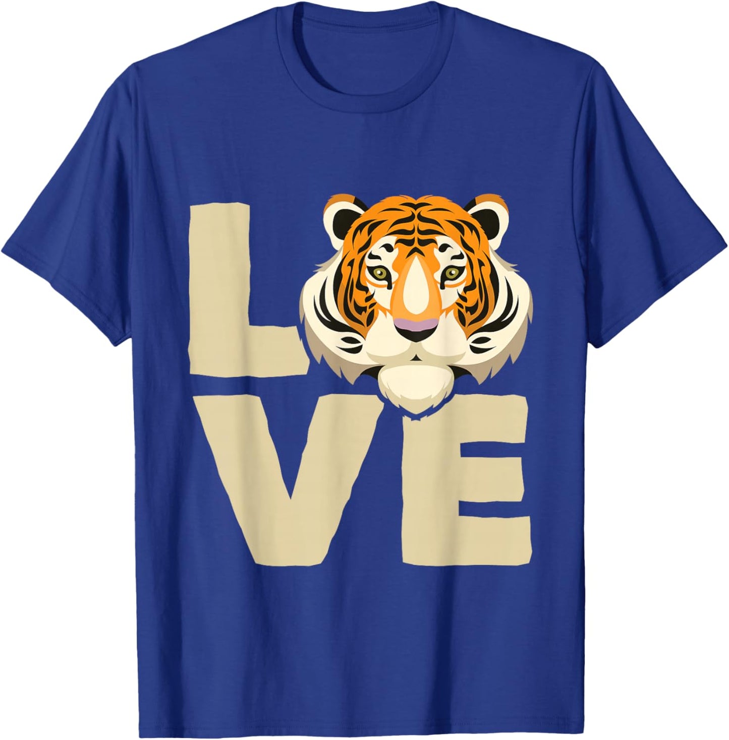 Tiger Nature Lover Safari Wildlife Animal Zookeeper T-Shirt - T-Shirt | Royal