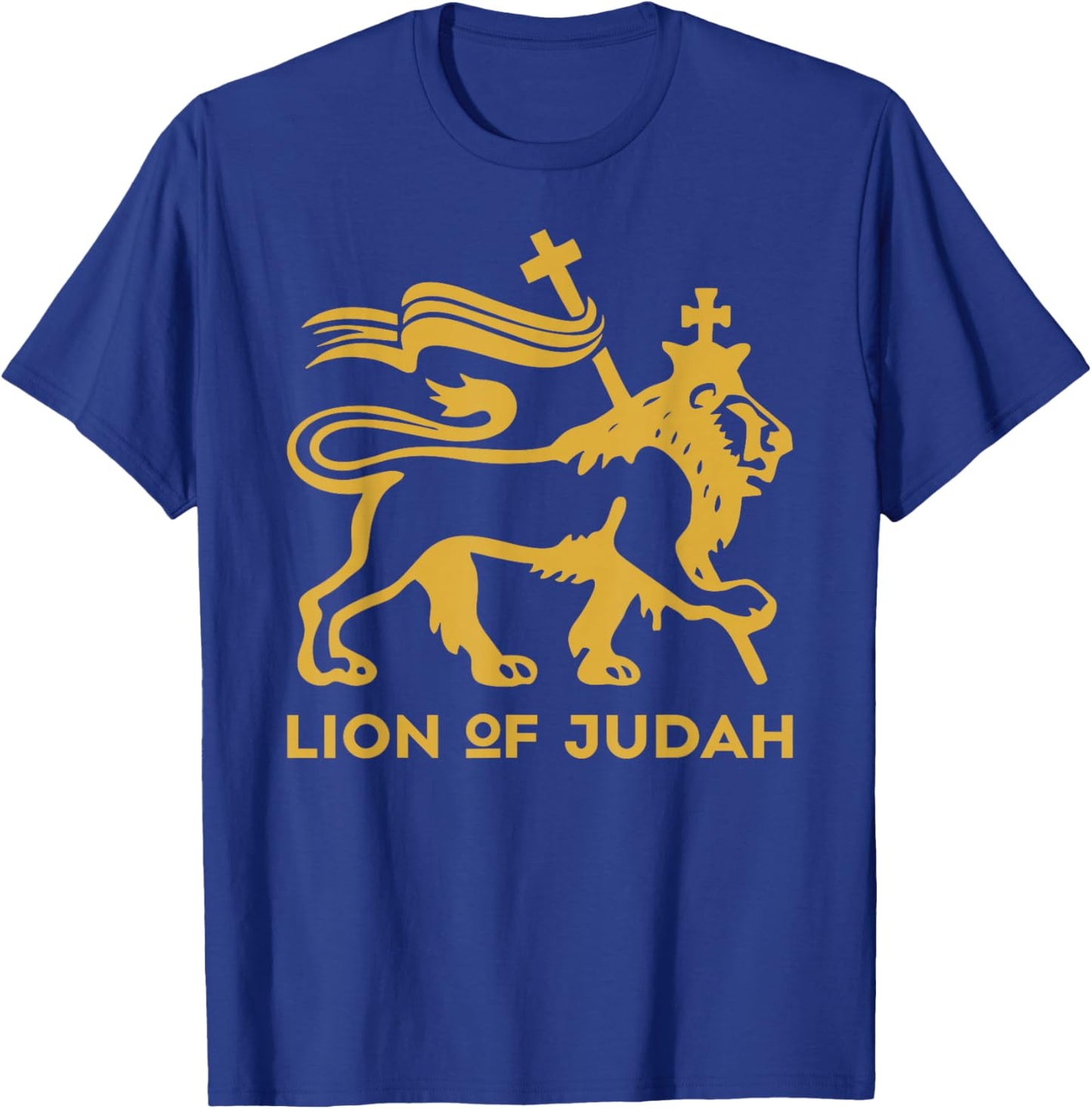 Jerusalem Israel Israeli Flag of Jerusalem Lion T-Shirt - T-Shirt | Royal