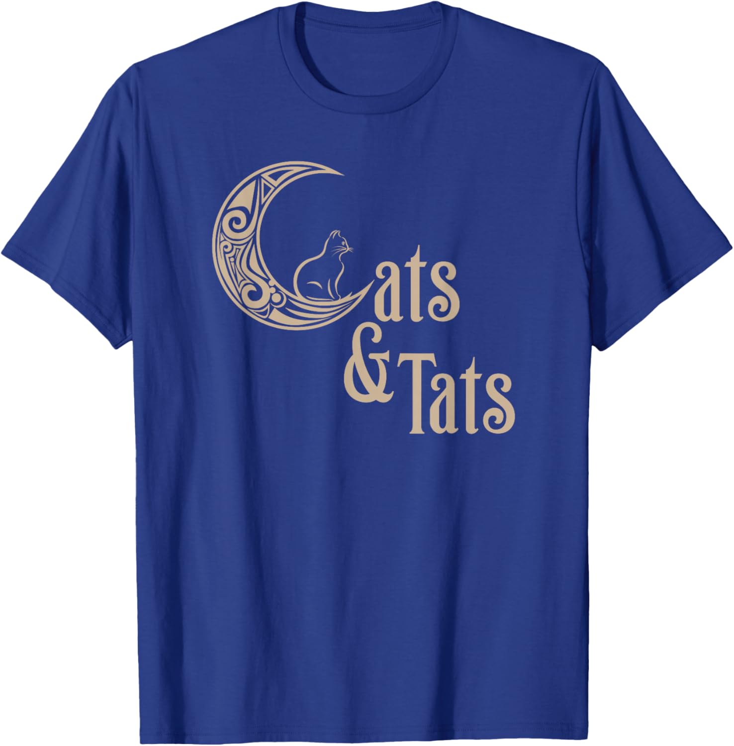 I love Cats and Tattoos Cats and Tats Funny T-Shirt - T-Shirt | Royal
