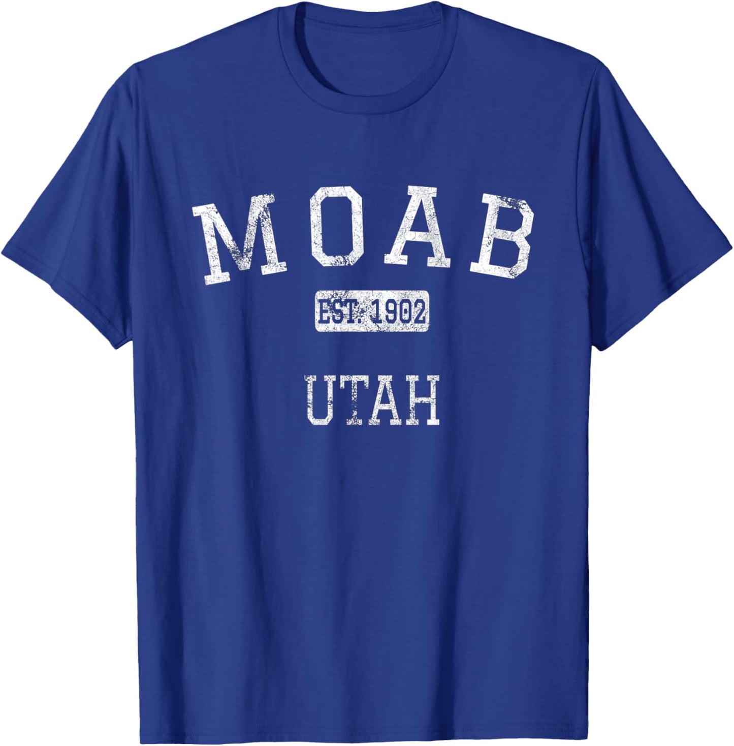 Moab Utah UT Vintage T-Shirt - T-Shirt | Royal