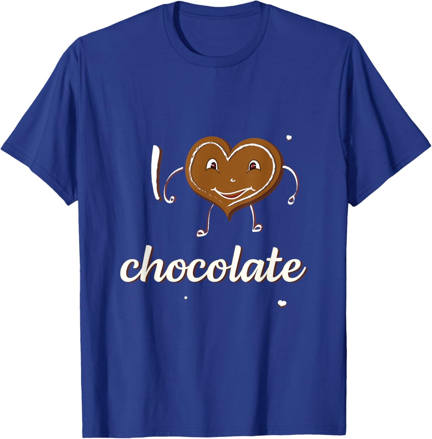 Cute I love chocolate gift T-Shirt - T-Shirt | Royal