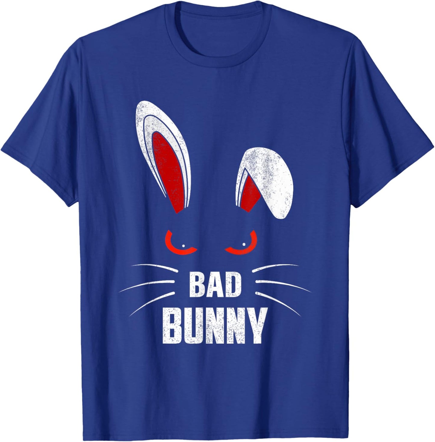 Bad Bunny Scary Rabbit Cool Animal Lover T-Shirt - T-Shirt | Royal