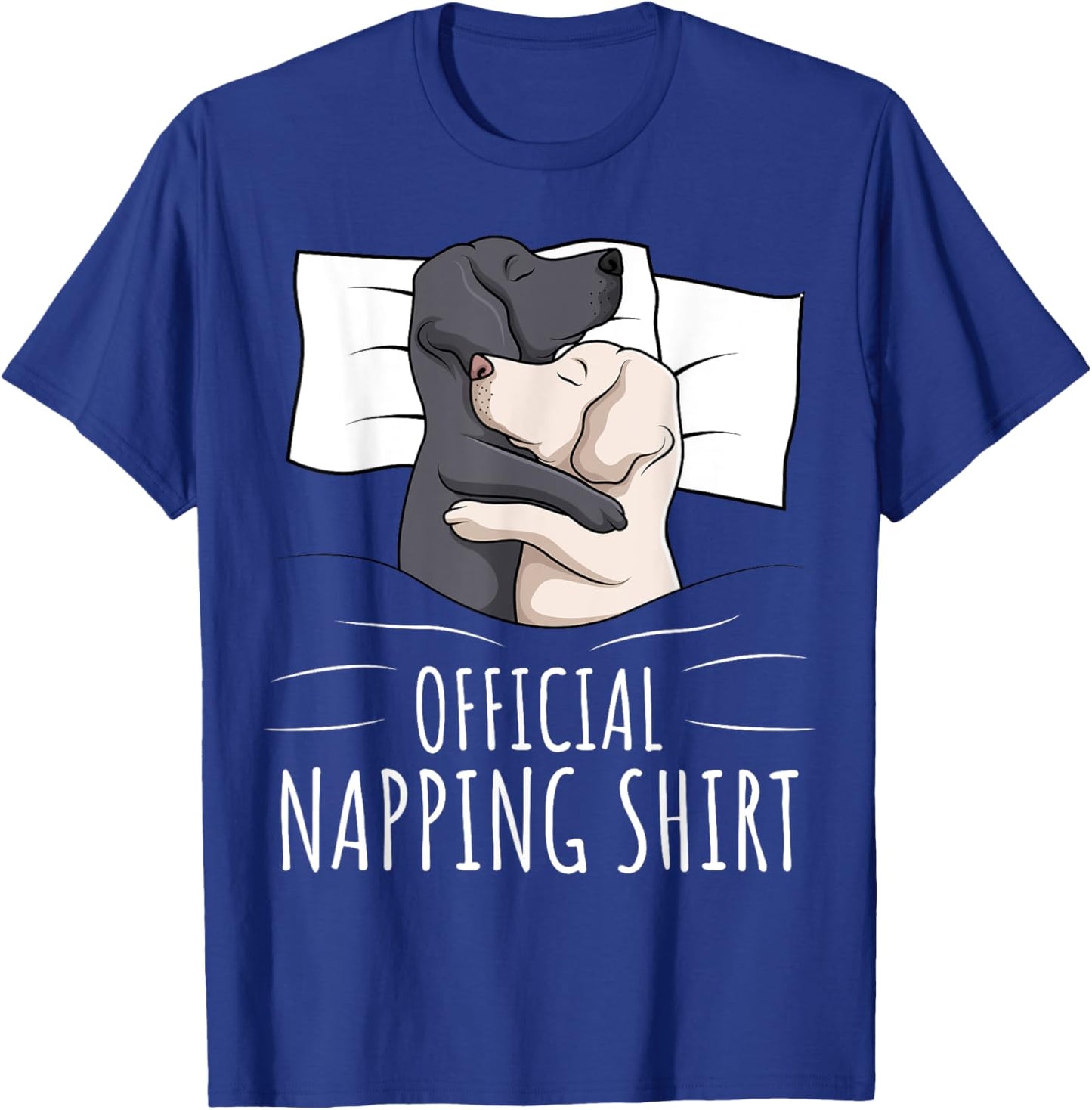 Sleeping Labrador Retriever Lab Dog Official Napping Men Women Girls Kids T-Shirt - T-Shirt | Royal