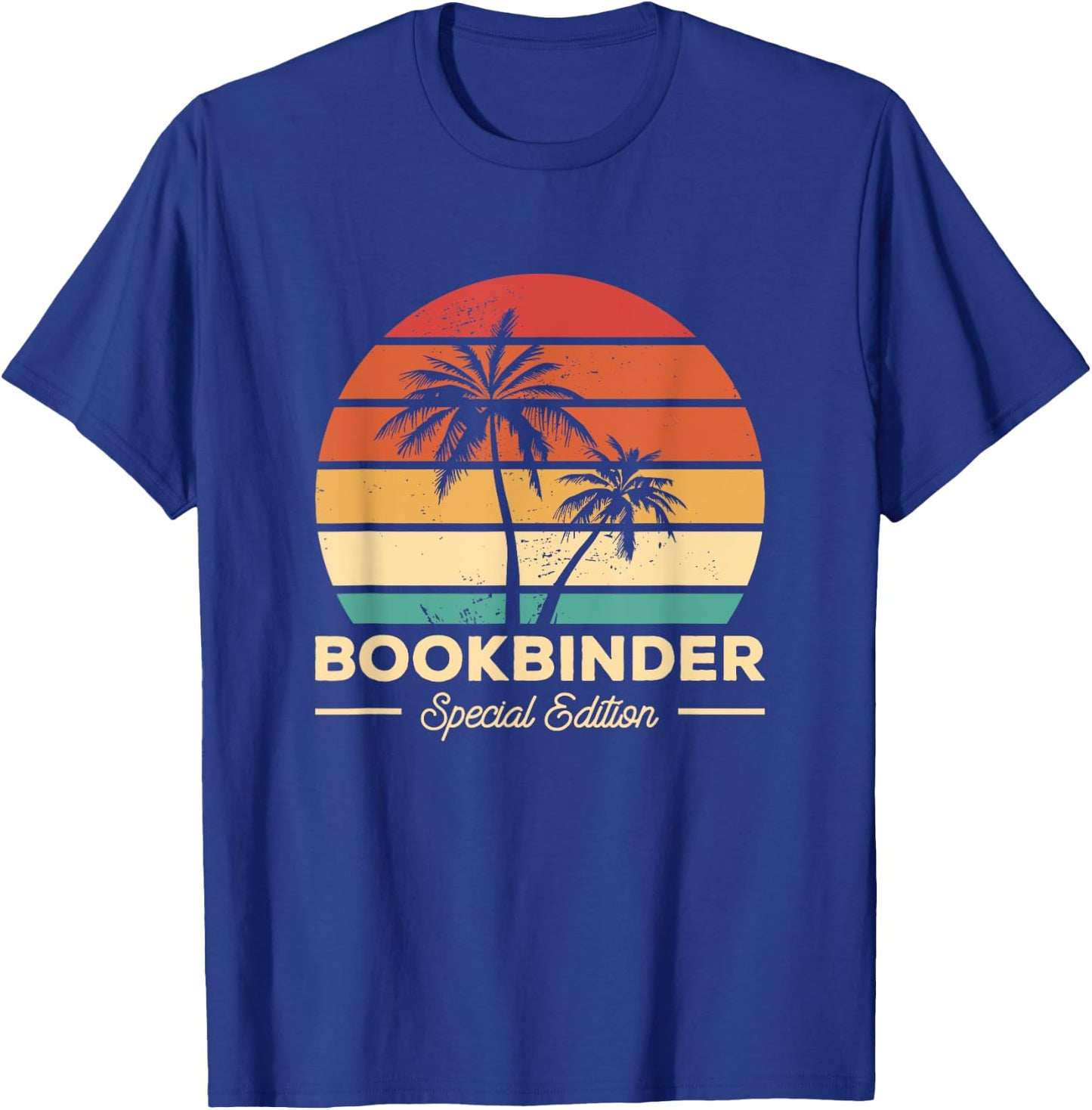 Vintage Bookbinder Bookbinding T-Shirt - T-Shirt | Royal