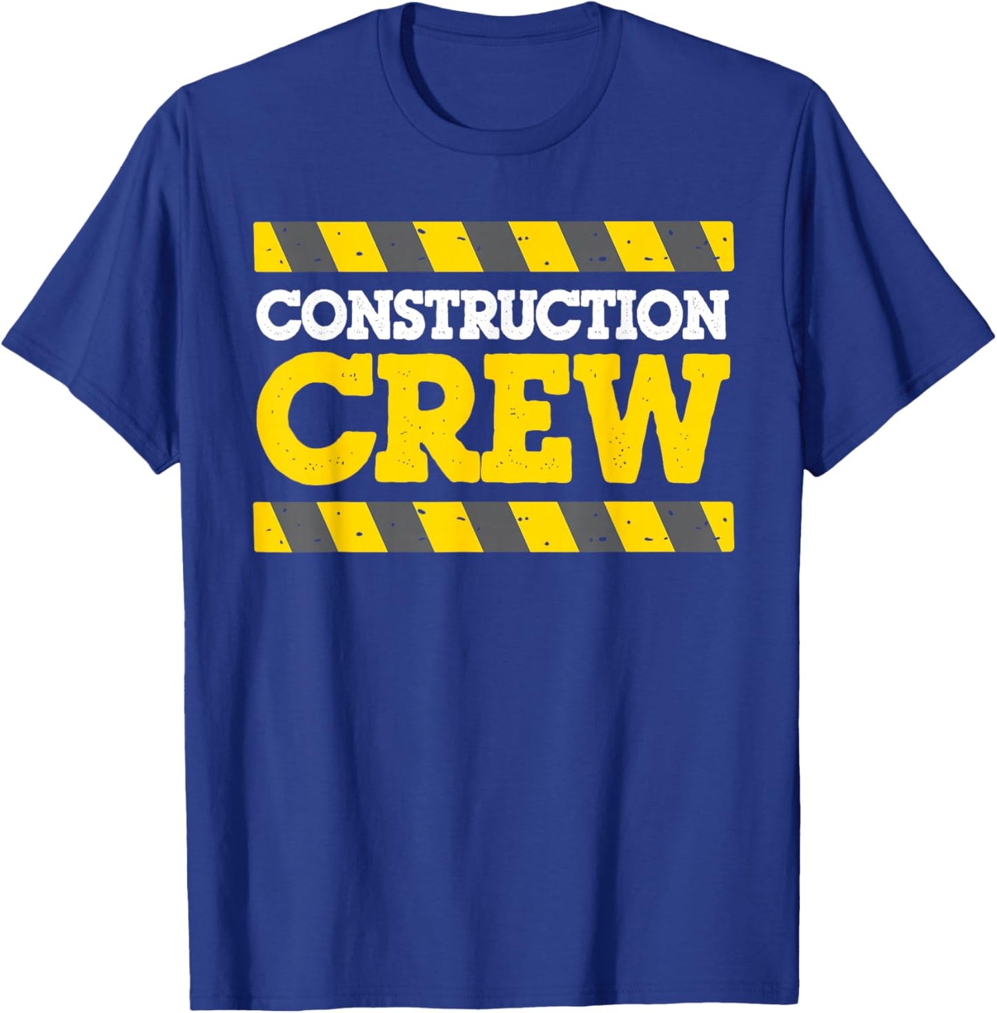 Boys Construction Crew Birthday Party Supplies Matching T-Shirt - T-Shirt | Royal