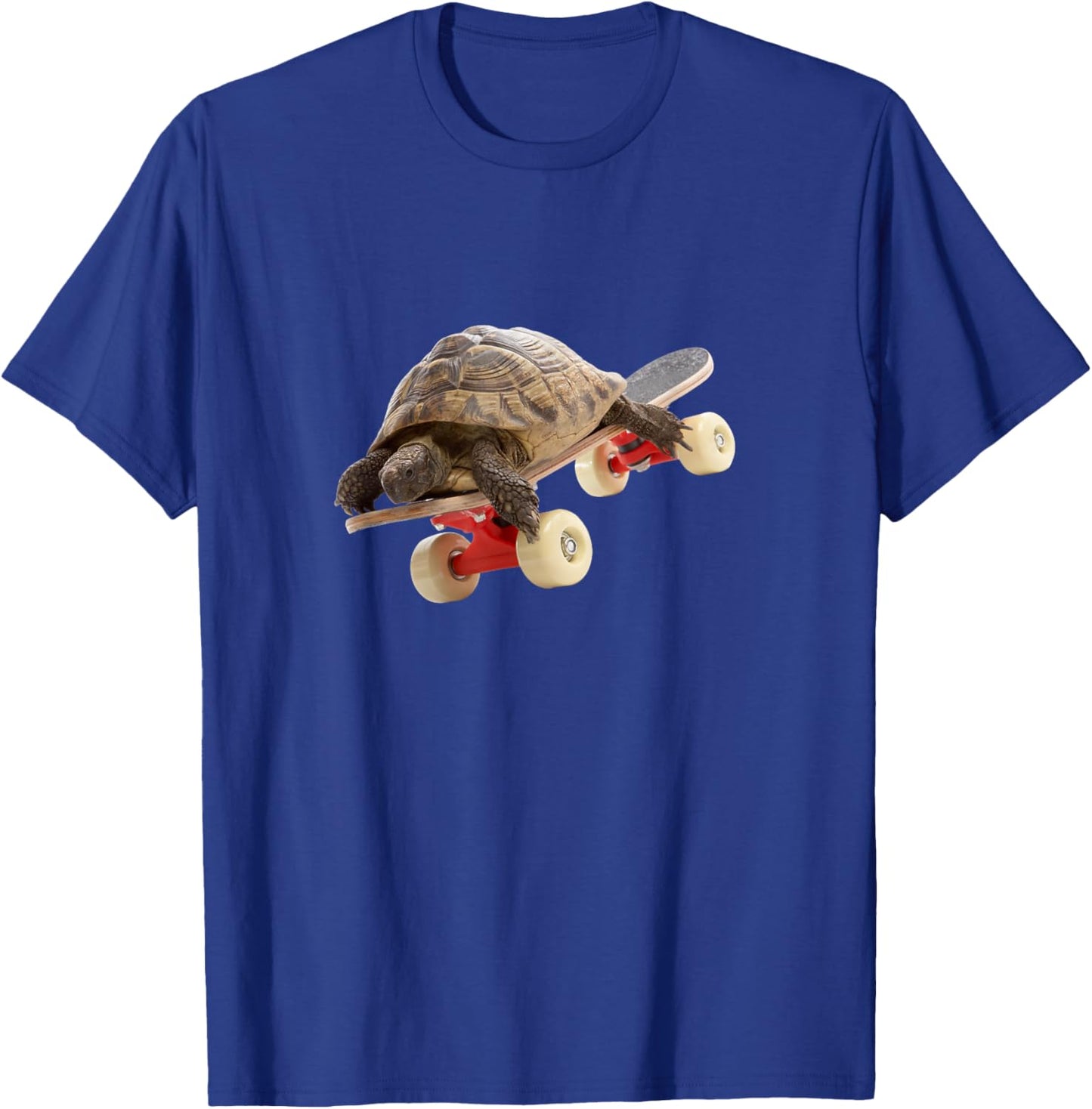 Turtle on Skateboard T-Shirt - T-Shirt | Royal