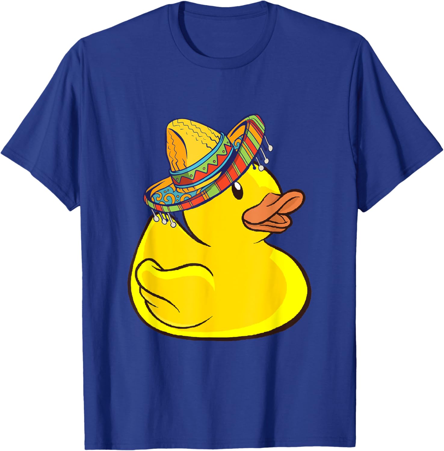 Rubber Duck Sombrero Mexico Cute Duckie Rubber Duck Lover T-Shirt - T-Shirt | Royal