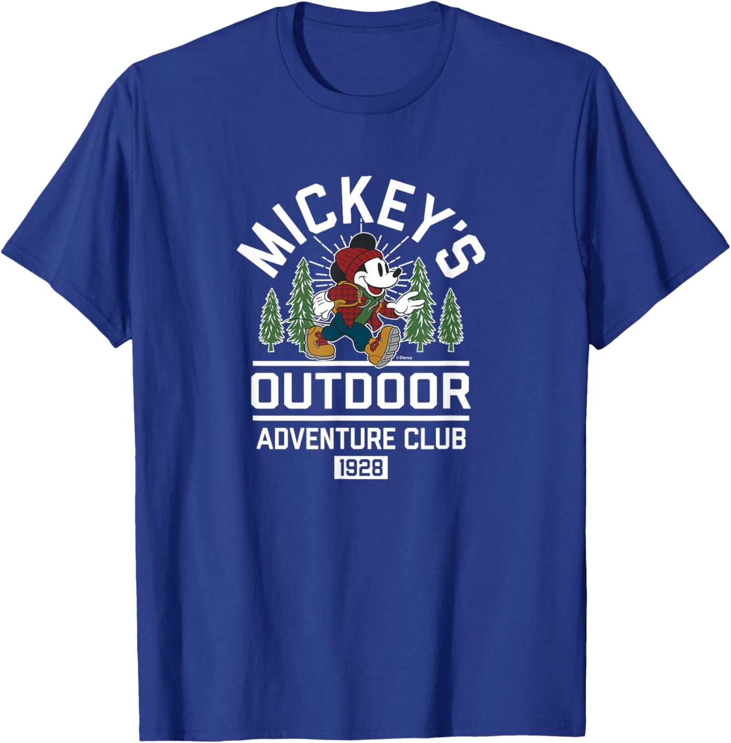 Mickey Mouse - Mickey's Outdoor Adventure Club T-Shirt - T-Shirt | Royal