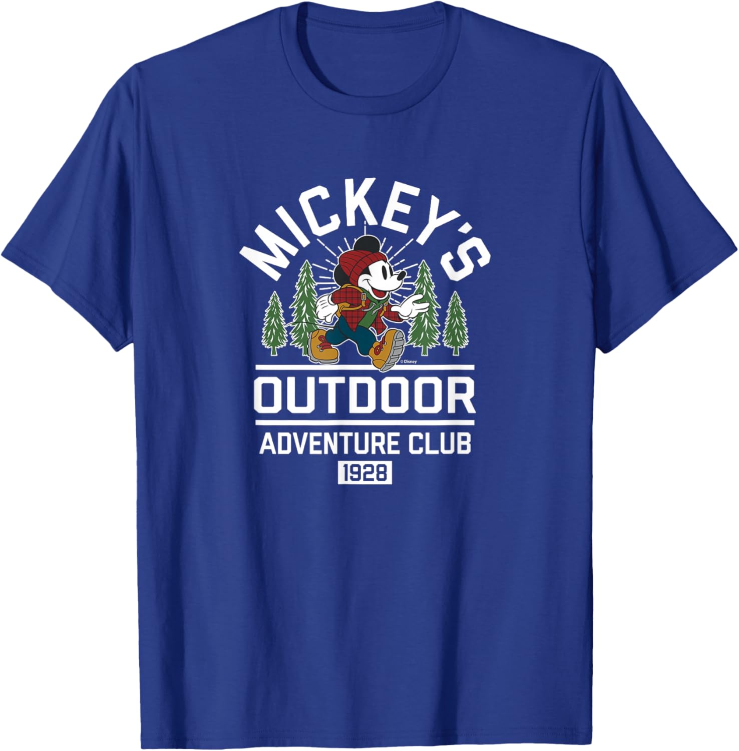 Mickey Mouse - Mickey's Outdoor Adventure Club T-Shirt - T-Shirt | Royal