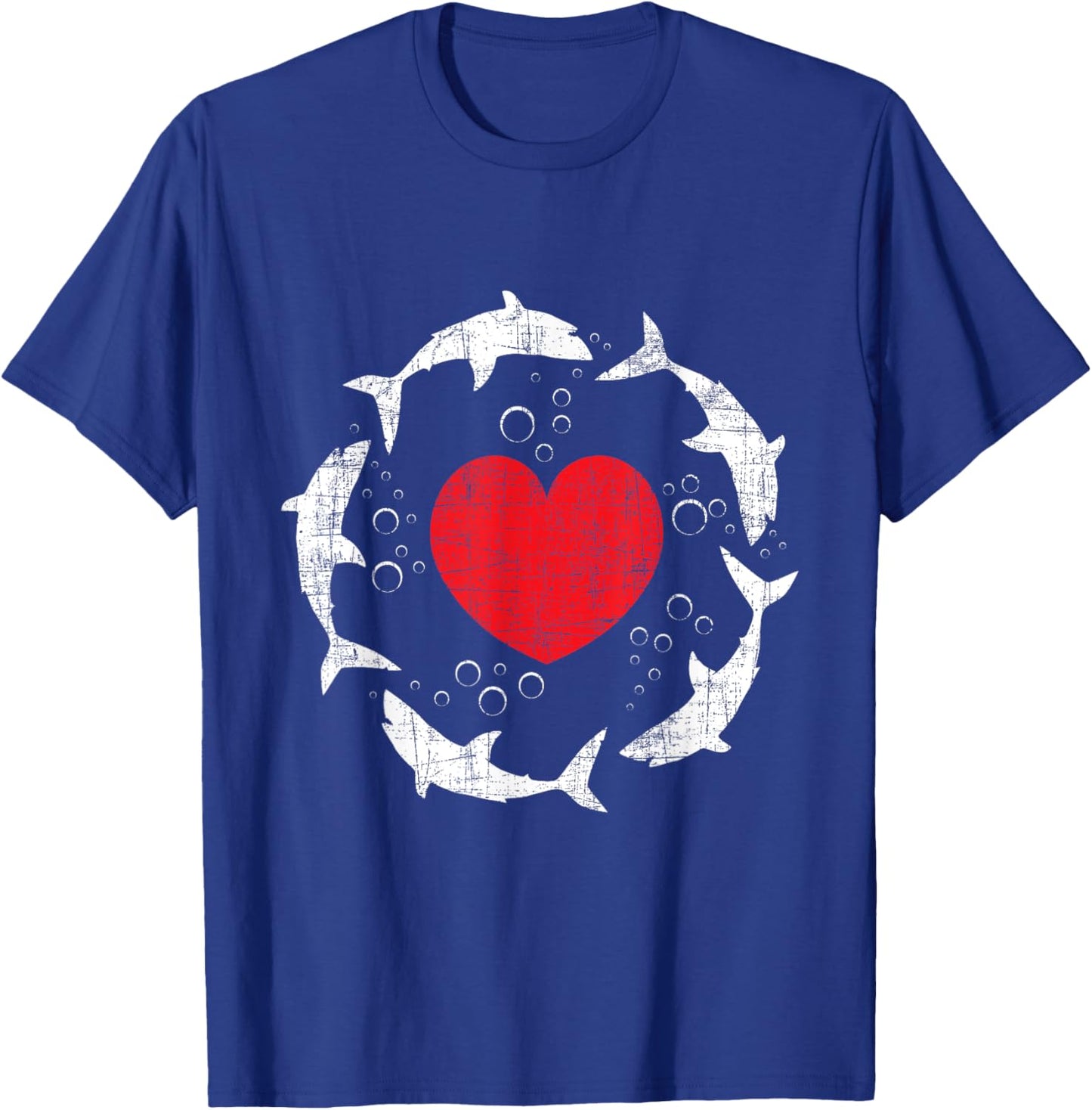 Shark Family - Marine Biologist Shark Lovers Wildlife T-Shirt - T-Shirt | Royal