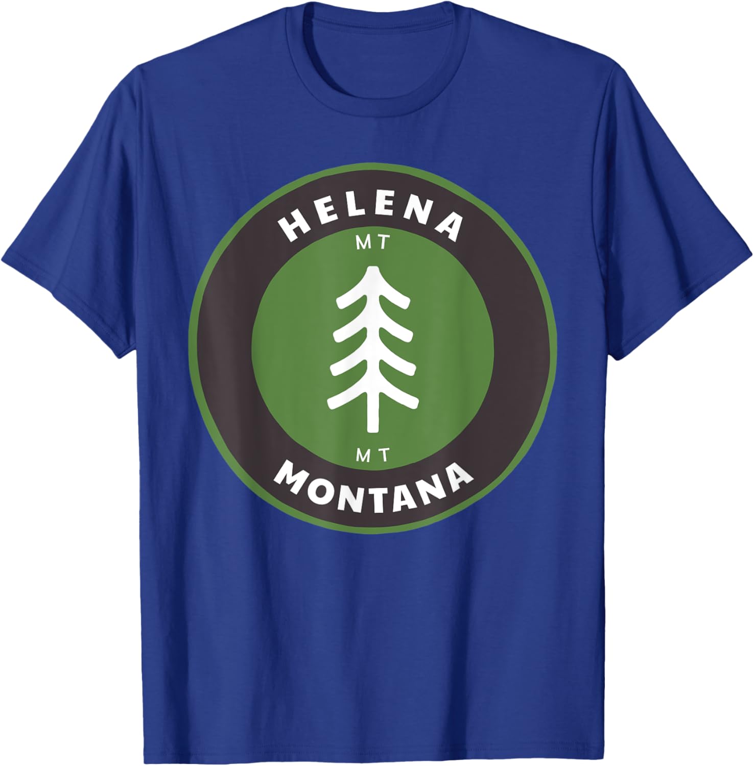 Helena Montana Outdoors MT Forest Badge T-Shirt - T-Shirt | Royal
