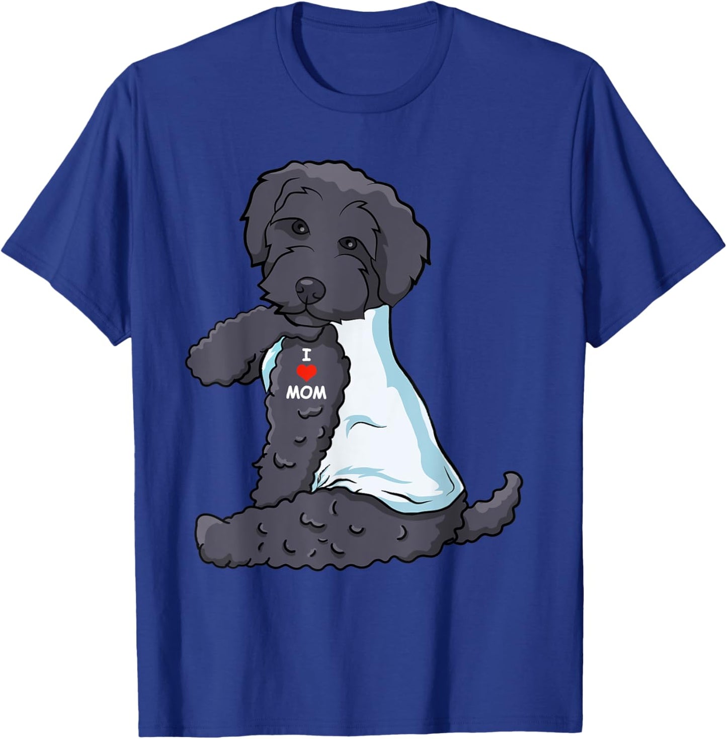 I Love Mom Tattoo Schnoodle Mom Dog Lover Women T-Shirt - T-Shirt | Royal