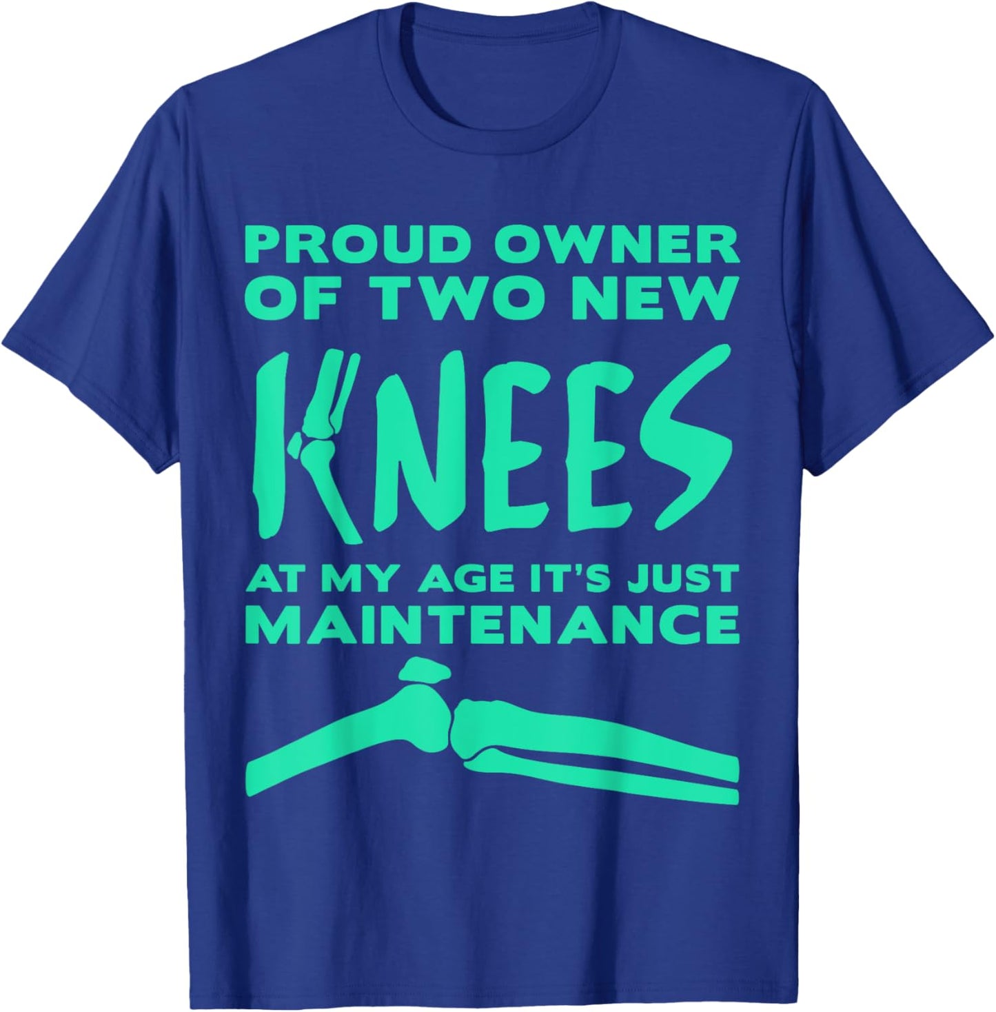 Funny Knee Replacement Surgery Hospital Get Well Gifts T-Shirt - T-Shirt | Royal