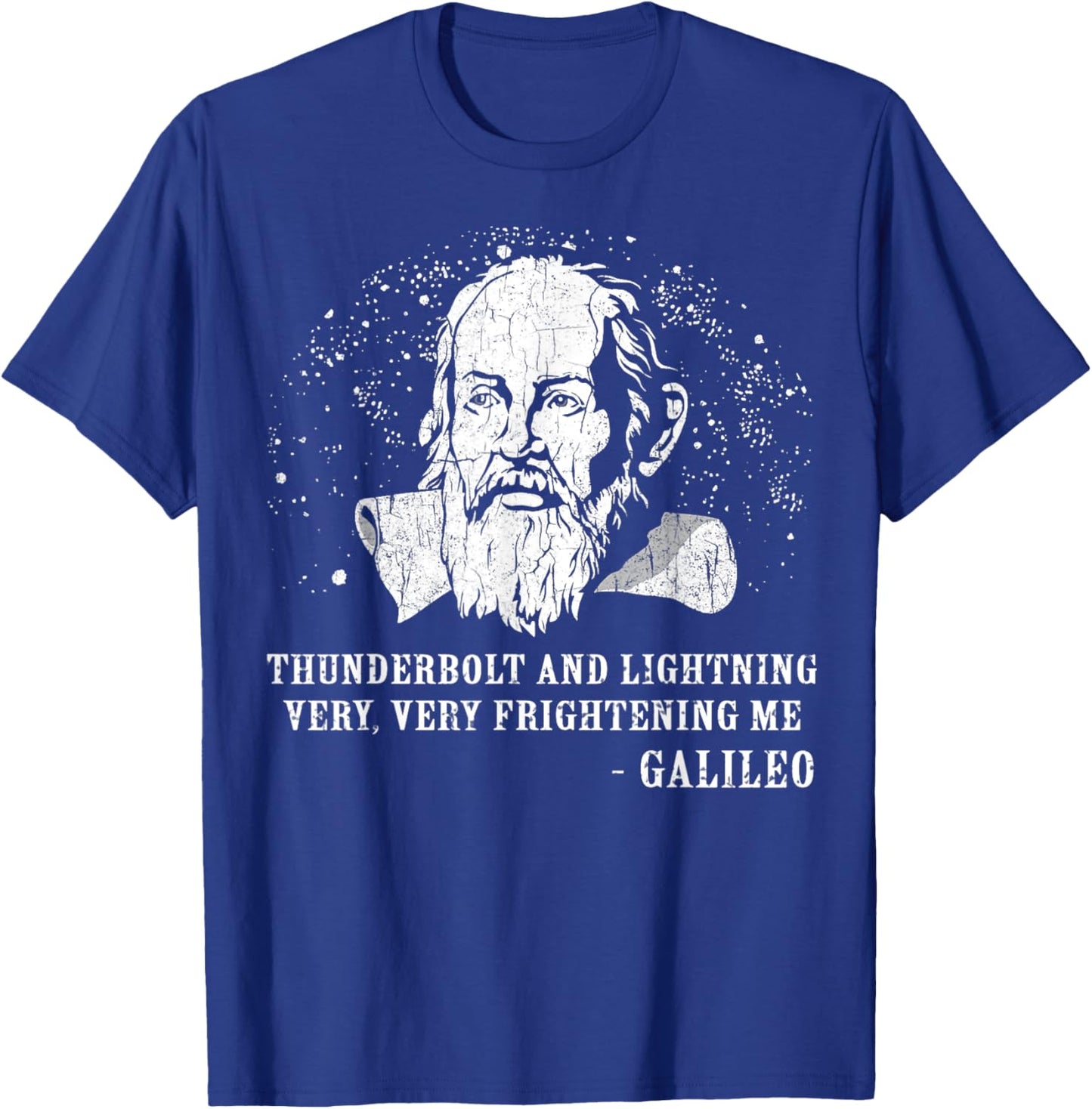 Thunderbolt and Lightning Galileo Retro Very Frightening Me T-Shirt - T-Shirt | Royal