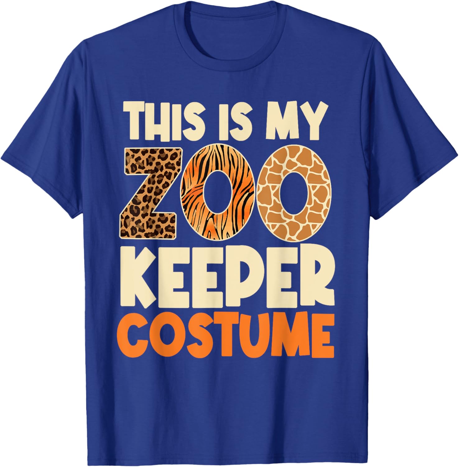 Zookeeper Costume Zoogoer Zoo Garden Animal Lover Keeper T-Shirt - T-Shirt | Royal