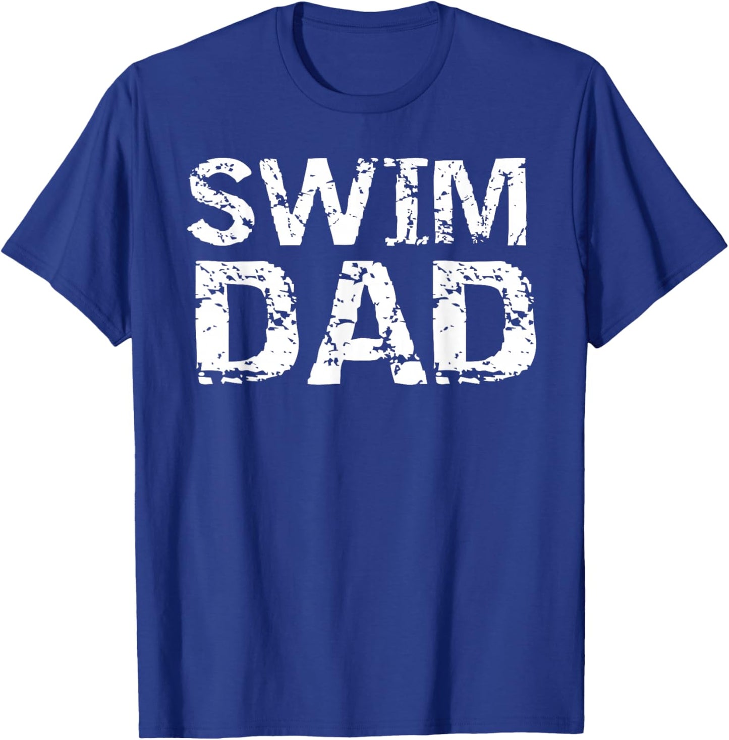 Vintage Swimming Gift from Kid Swimmers Swim Dad T-Shirt - T-Shirt | Royal