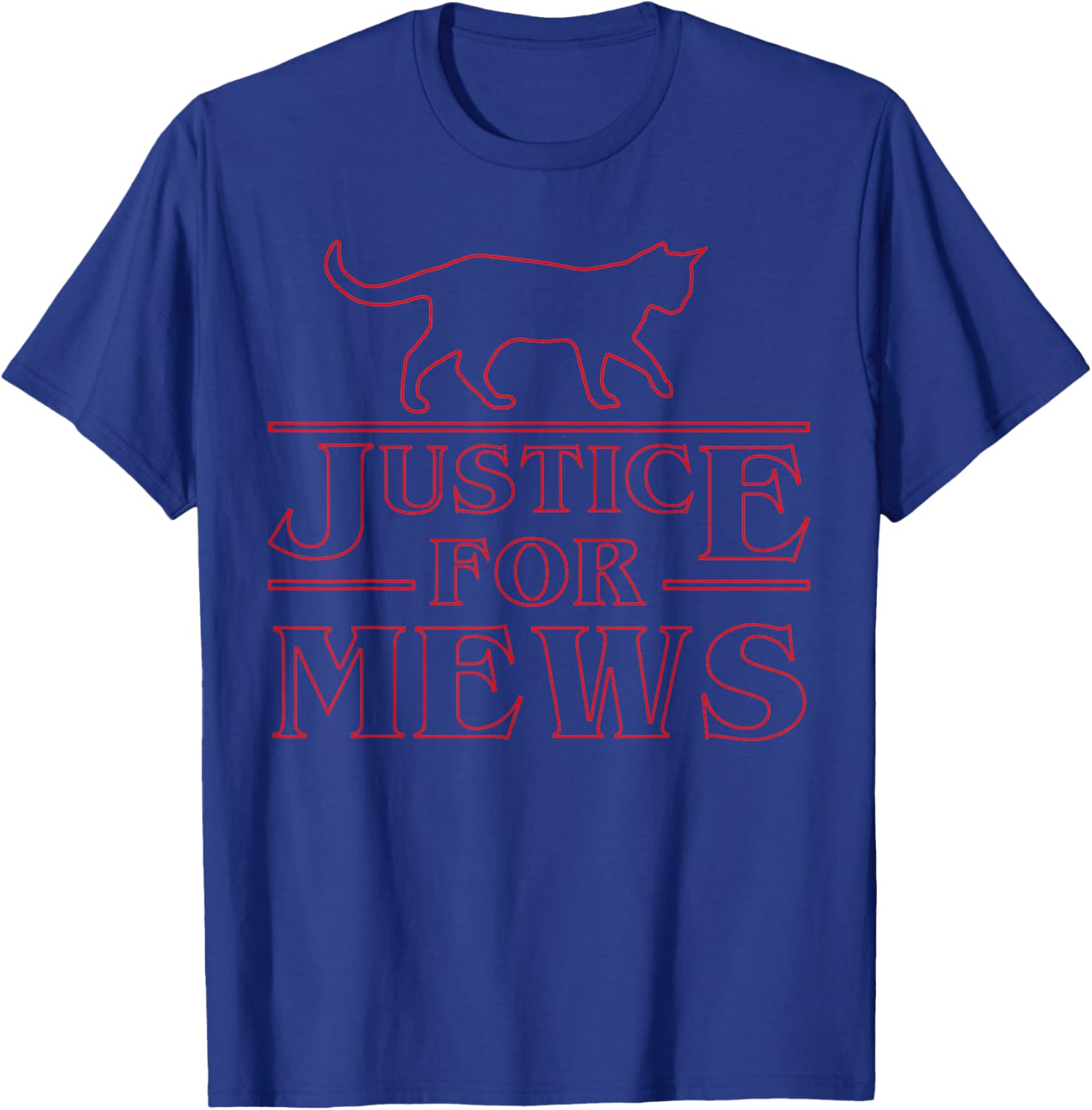 Justice For Mews Funny Cat Cat Lovers Shirt Women Kids T-Shirt - T-Shirt | Royal