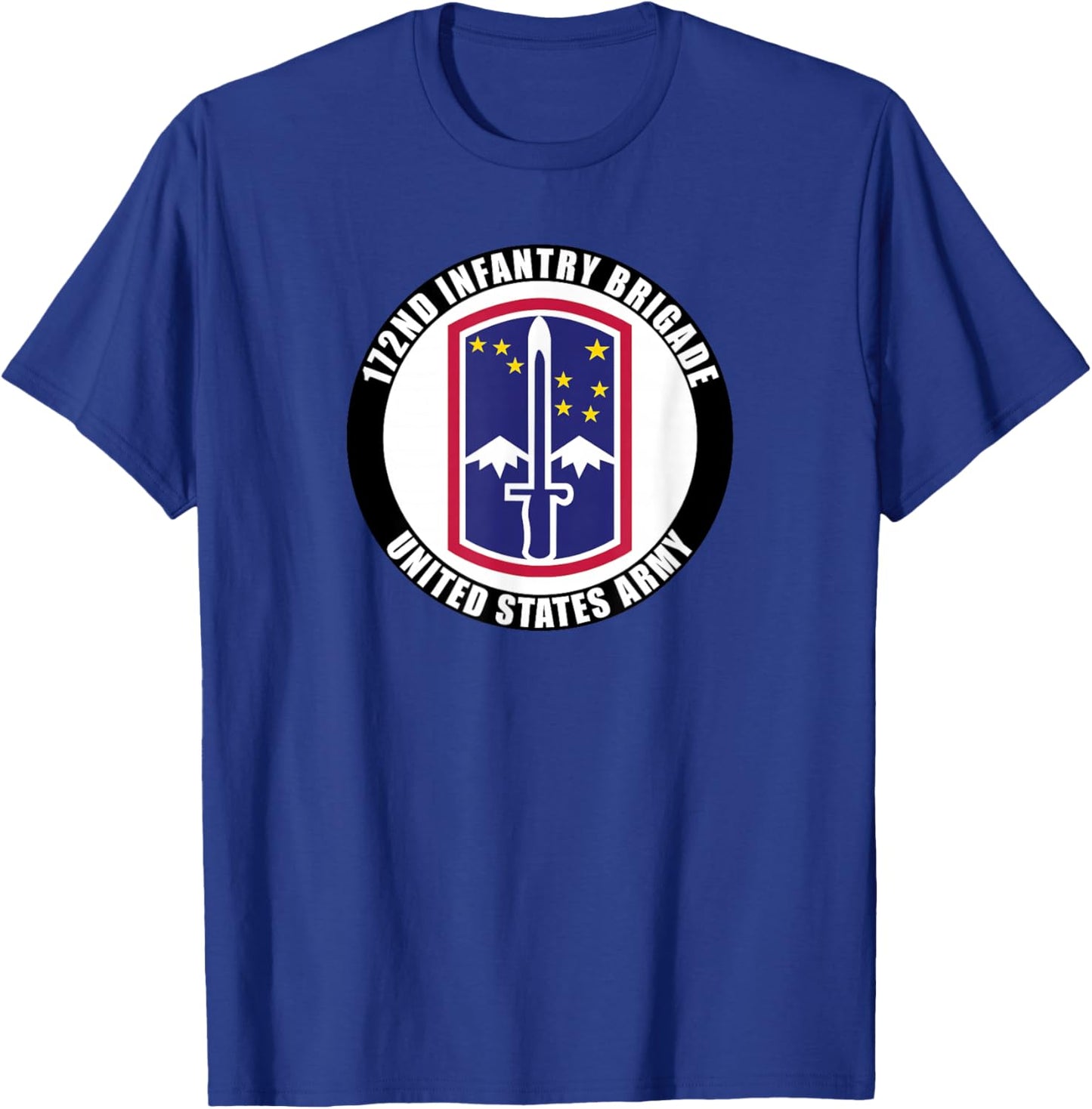 172nd Infantry Brigade United States Army Veteran Military T-Shirt - T-Shirt | Royal