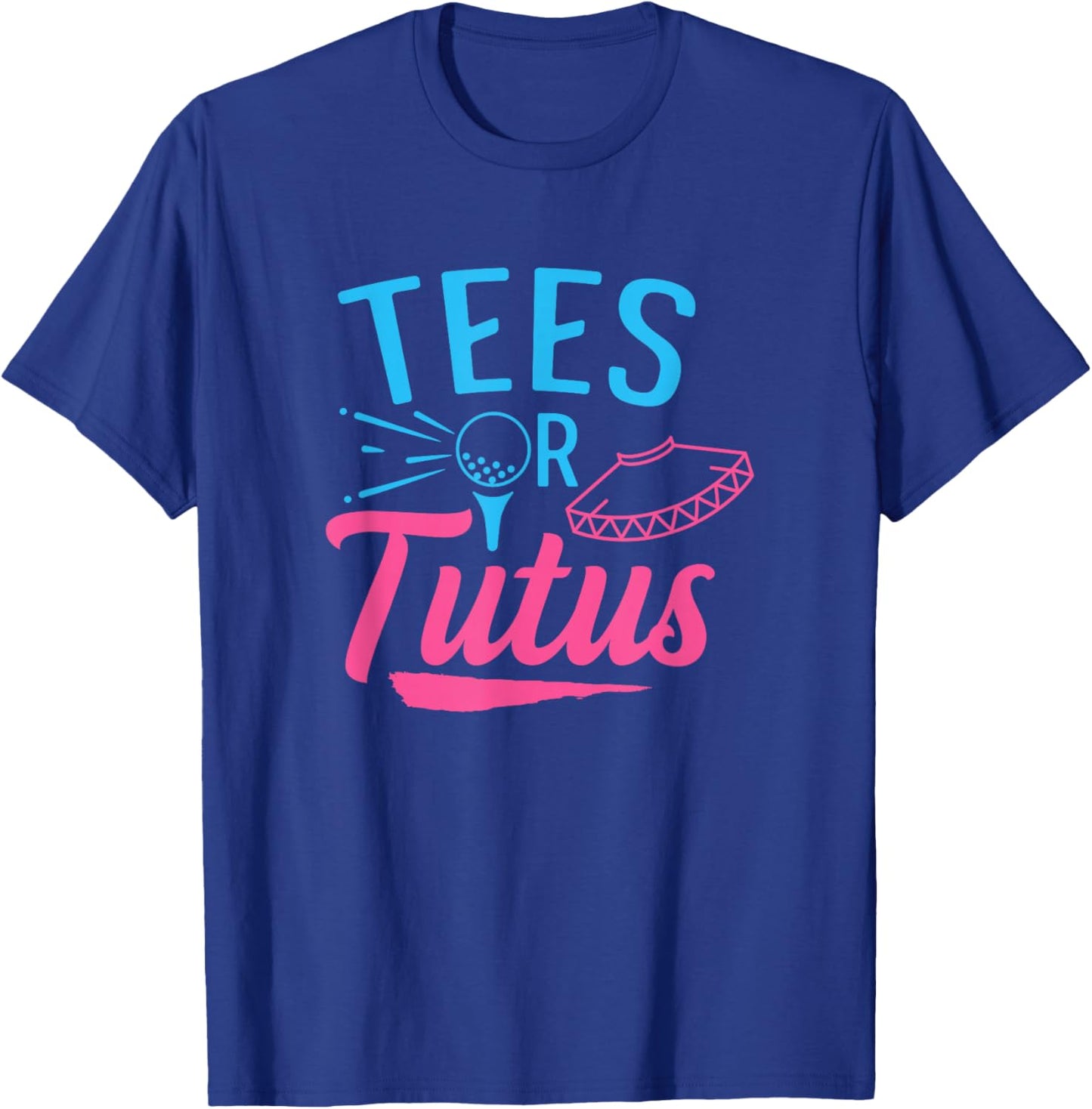 Gender Reveal Golf Design for a Golfing Family T-Shirt - T-Shirt | Royal