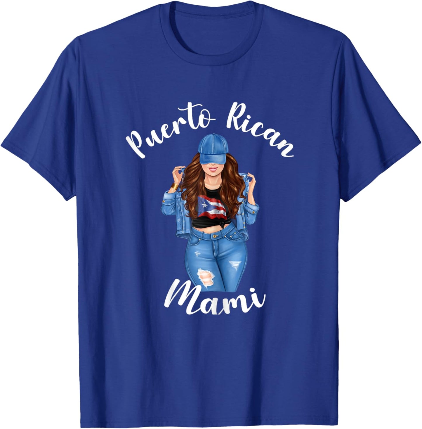 Puerto Rican Mami Funny Puerto Rico Woman Sassy Cute Cool T-Shirt - T-Shirt | Royal