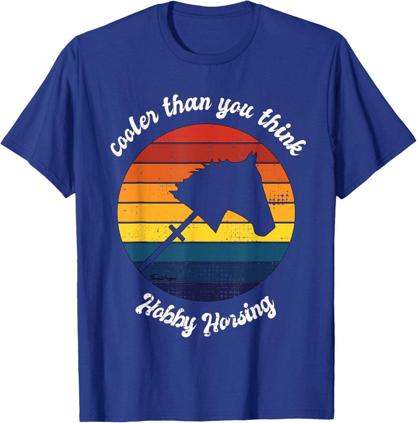 Hobby Horse Hobby Horsing Cool Horse T-Shirt - T-Shirt | Royal