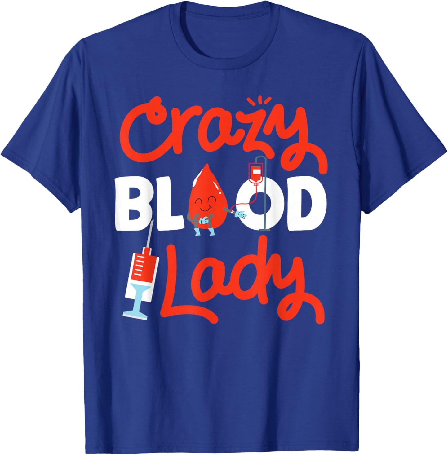 Phlebotomist Tech Technician blood T-Shirt - T-Shirt | Royal