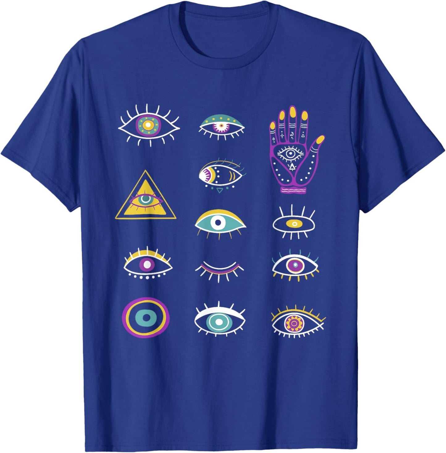 Evil Eye Curse Protection Seeing Eyes Evil Eye Nazar Mati T-Shirt - T-Shirt | Royal