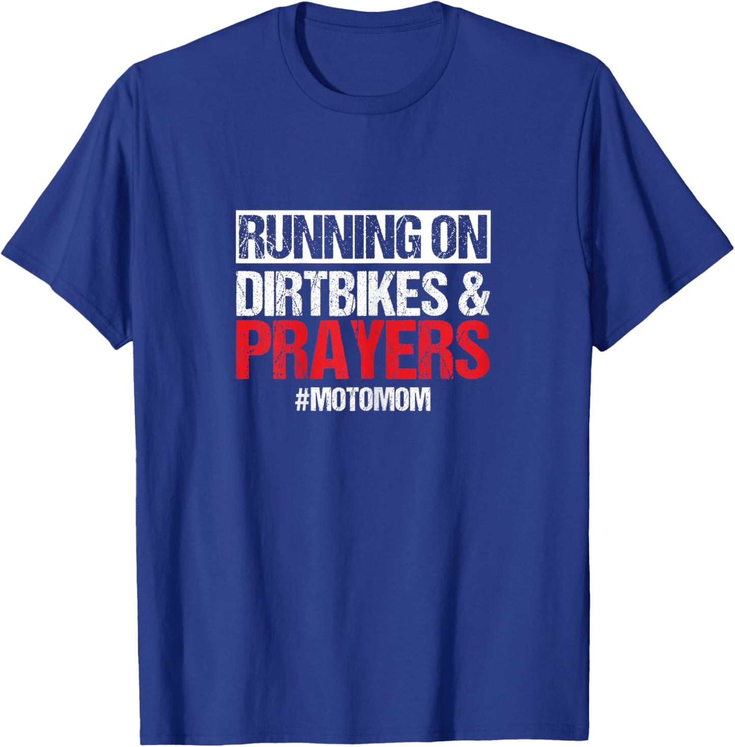 Dirt Bike Motorcycle Motomom Mother Mama Motorsport Biker T-Shirt - T-Shirt | Royal