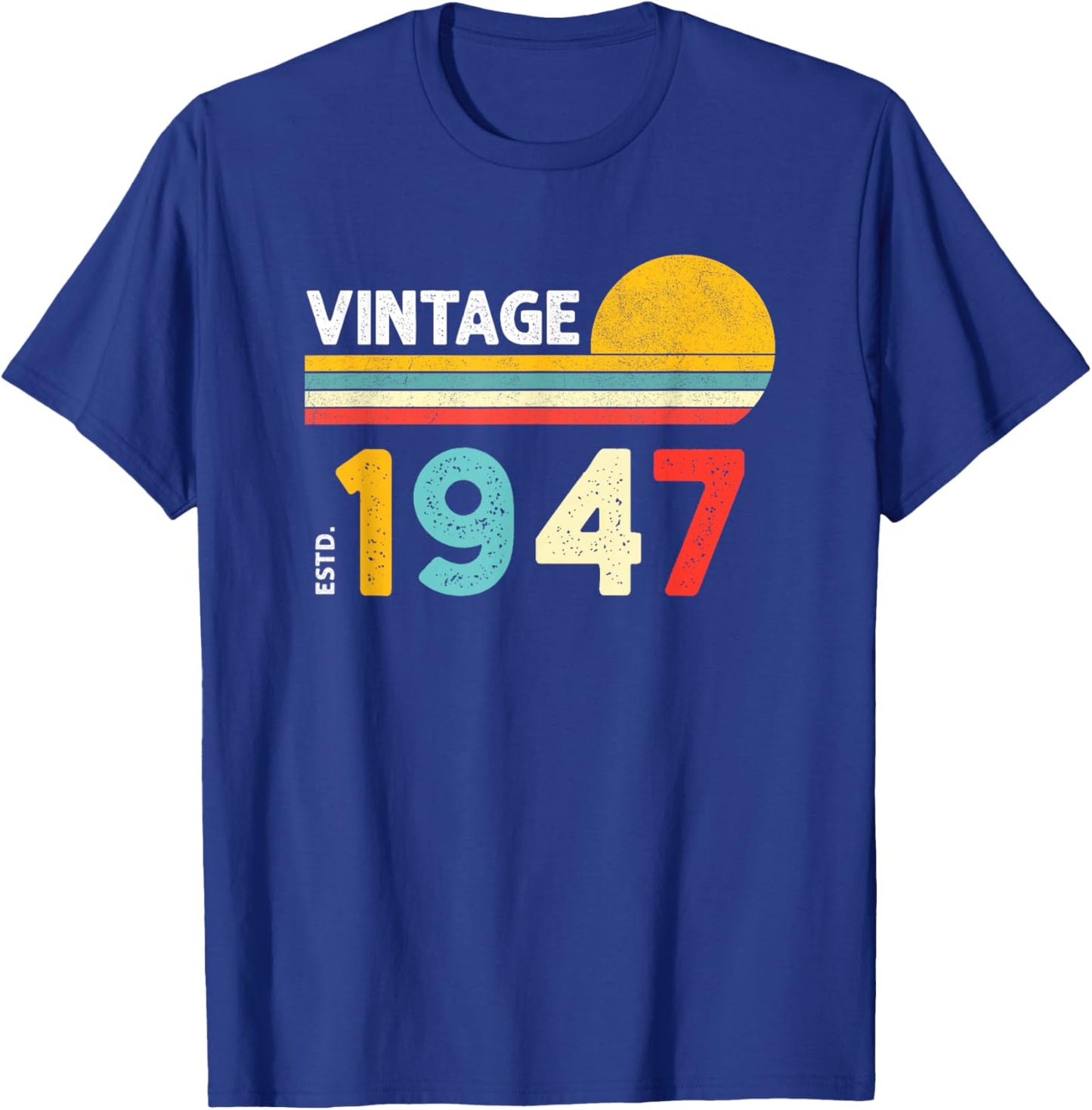 Vintage 1947 T-Shirt - T-Shirt | Royal