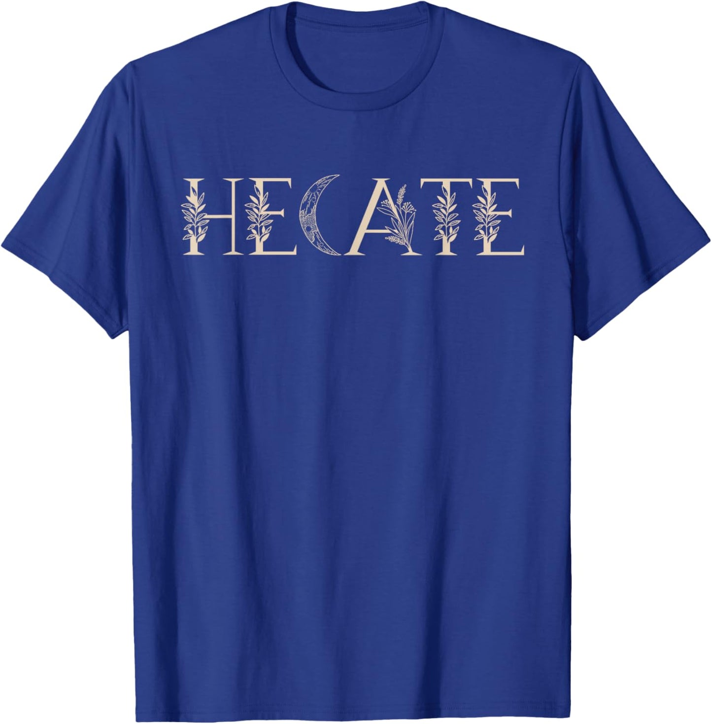 Triple Moon Goddess Tarot Card Wiccan Pagan Witch Hecate T-Shirt - T-Shirt | Royal