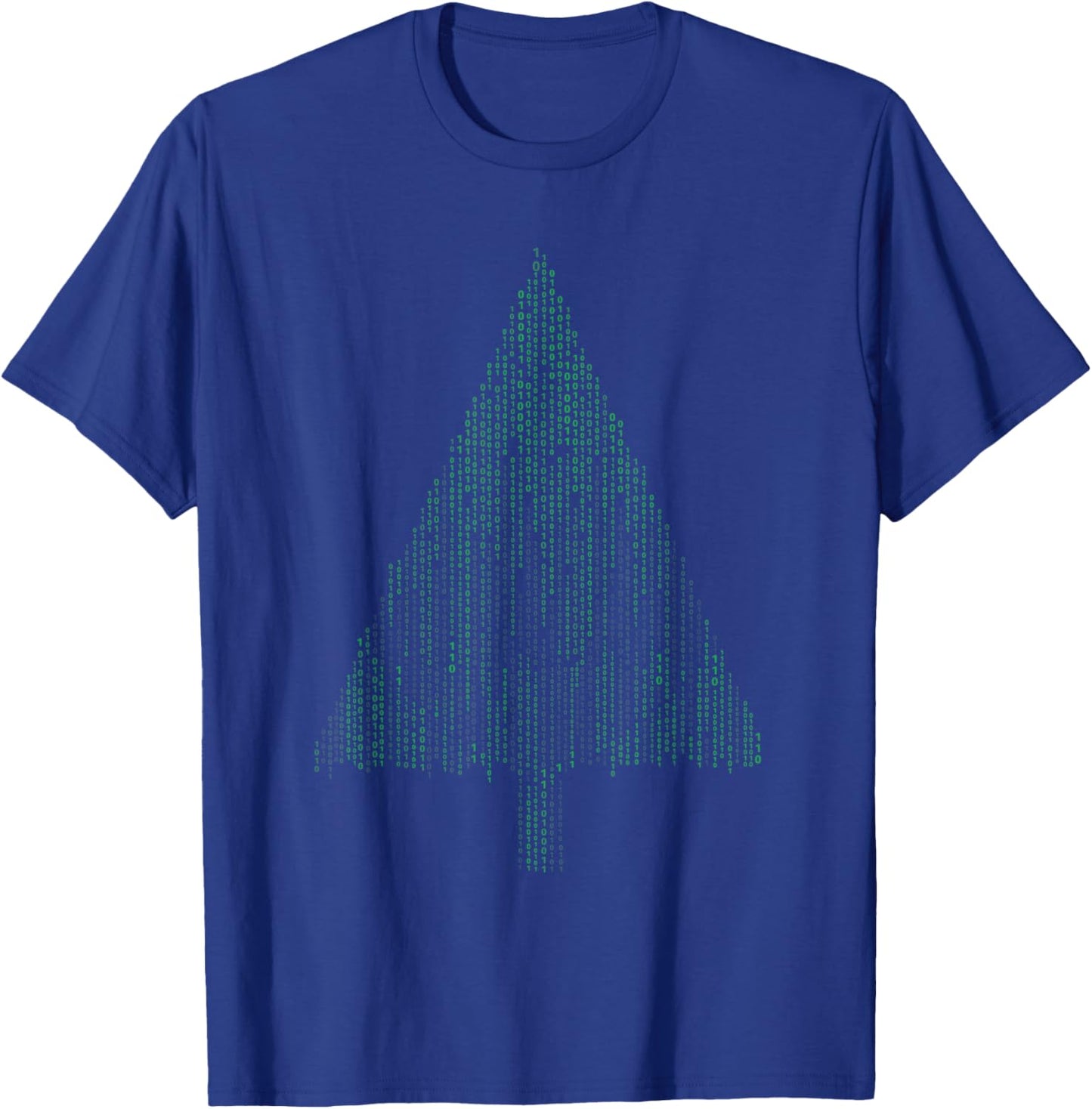 Binary Coding Computer Programmer Christmas Tree Xmas T-Shirt - T-Shirt | Royal