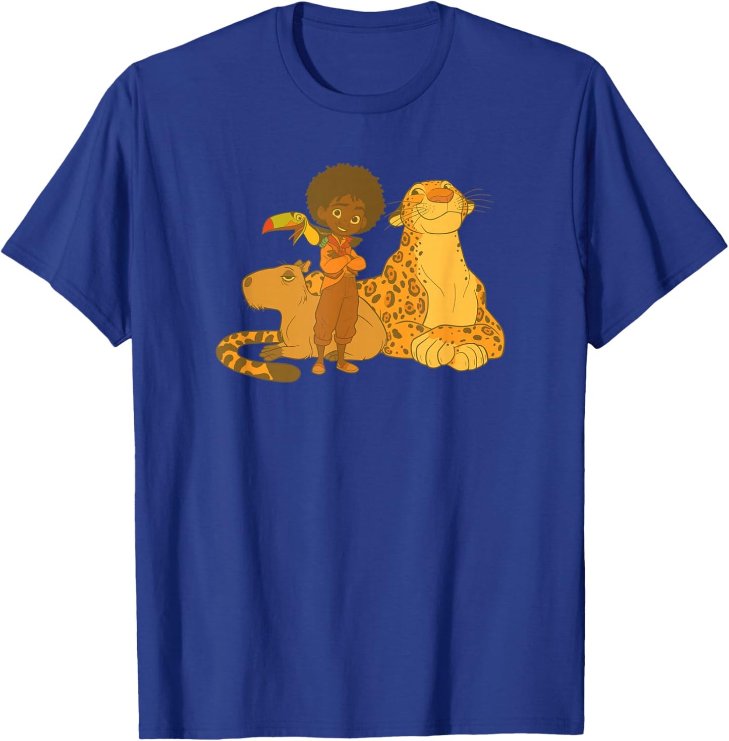 Disney Encanto Antonio Group Shot Animals Poster T-Shirt - T-Shirt | Royal