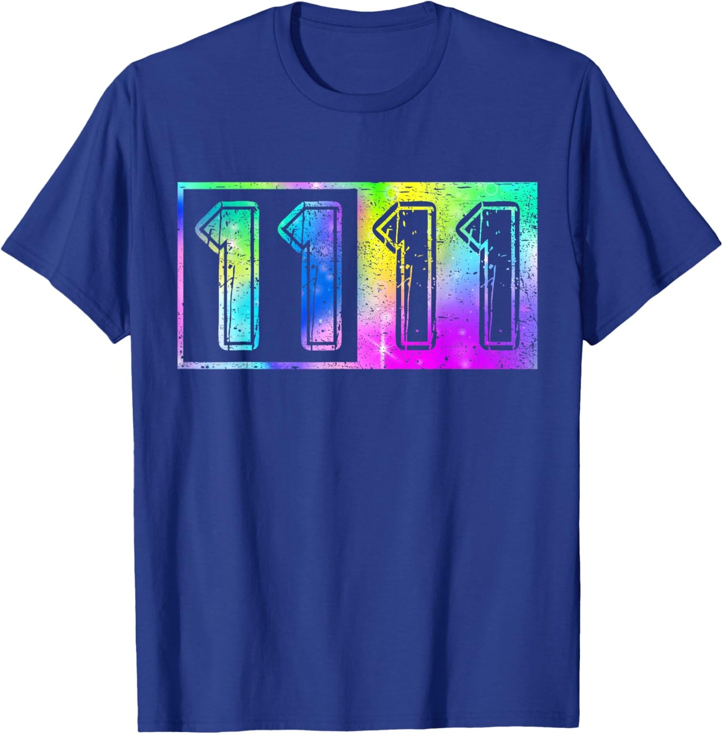 1111 Number Synchronicity Spiritual Awakening manifestation T-Shirt - T-Shirt | Royal