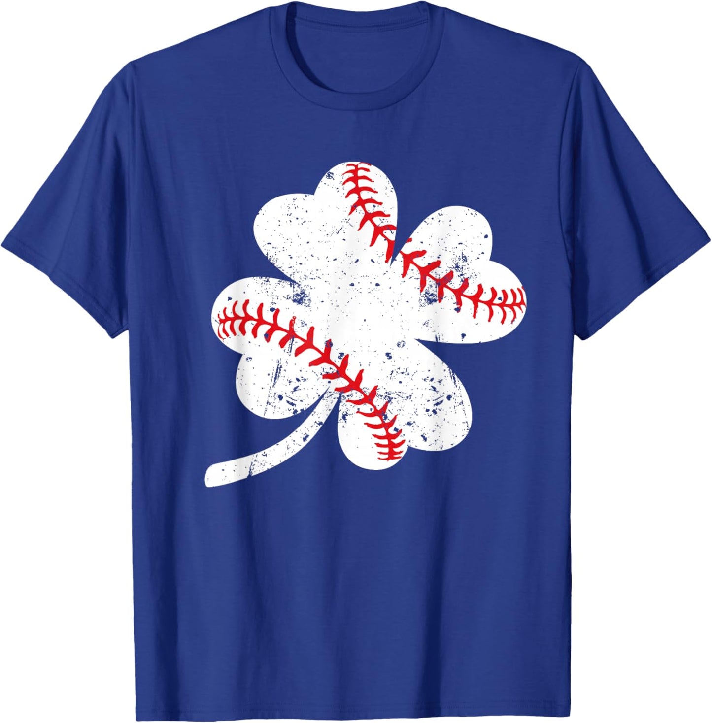 Baseball Shamrock T-Shirt - T-Shirt | Royal