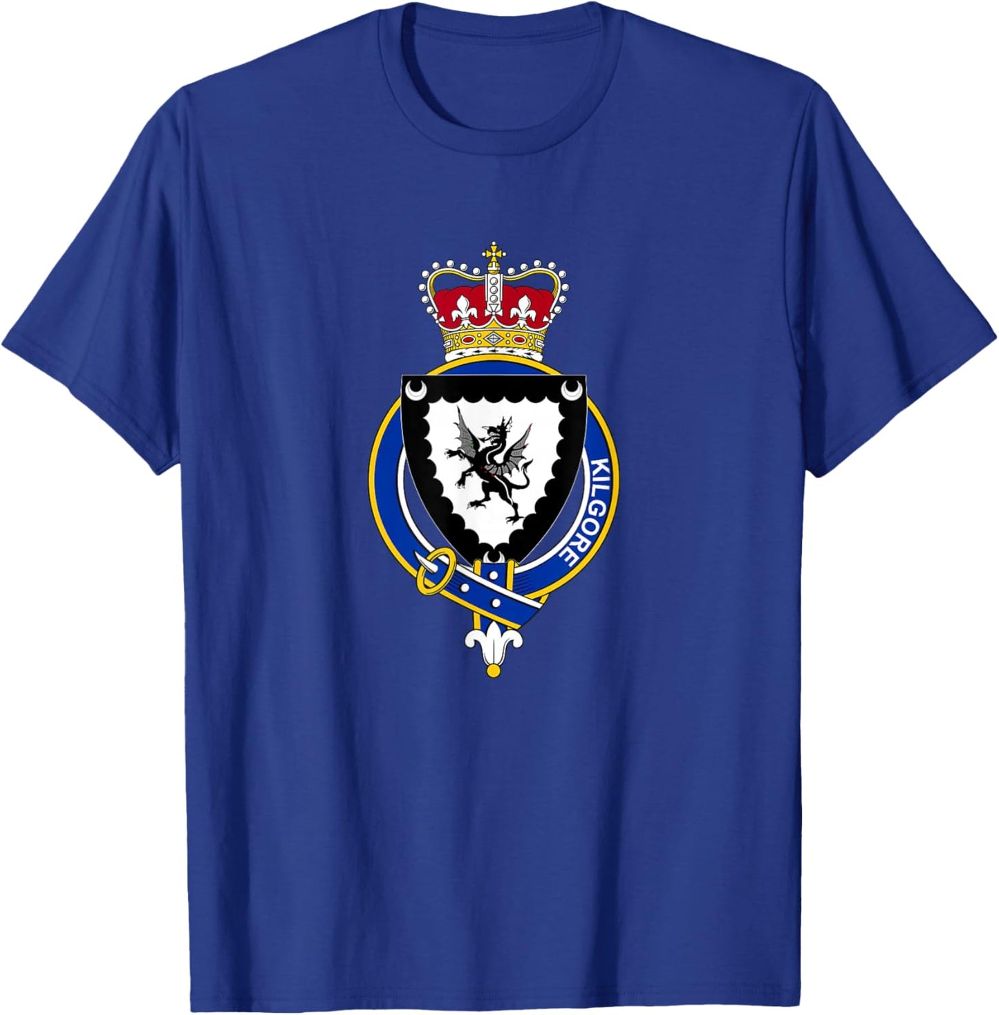 Kilgore Coat of Arms - Family Crest T-Shirt - T-Shirt | Royal