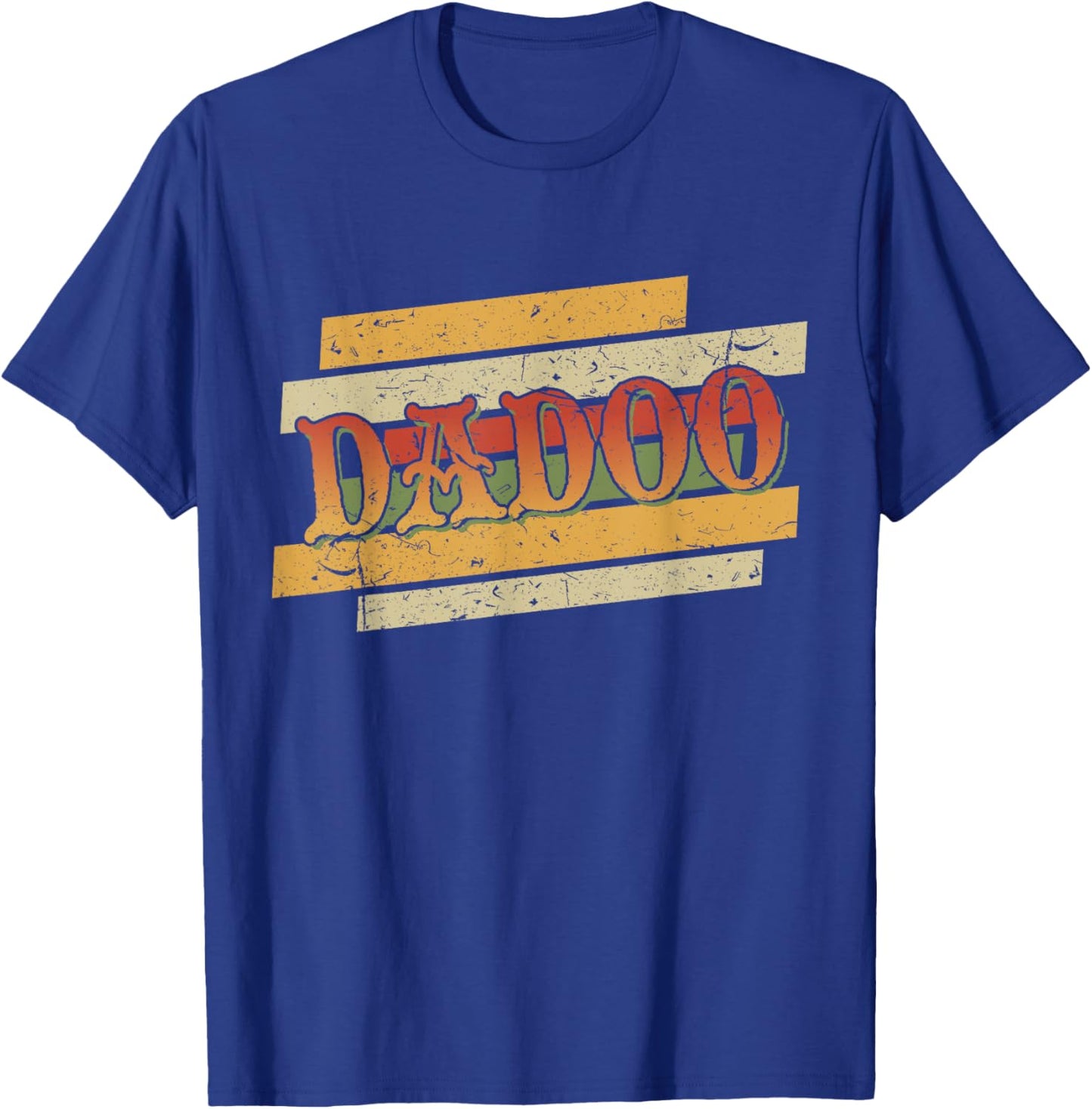 Funny DADOO Retro Vintage Stepdad Stepfather T-Shirt - T-Shirt | Royal