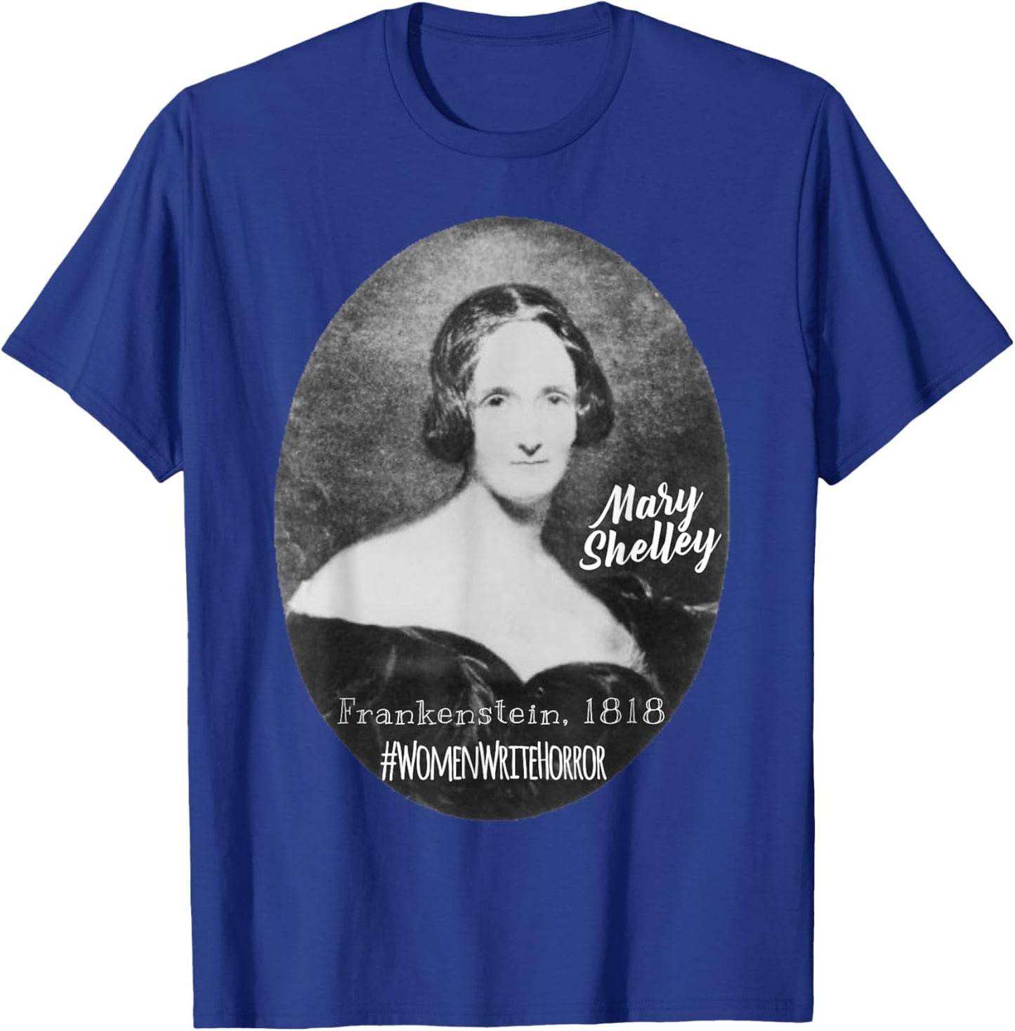Mary Shelley Frankenstein Gothic Horror T-Shirt - T-Shirt | Royal
