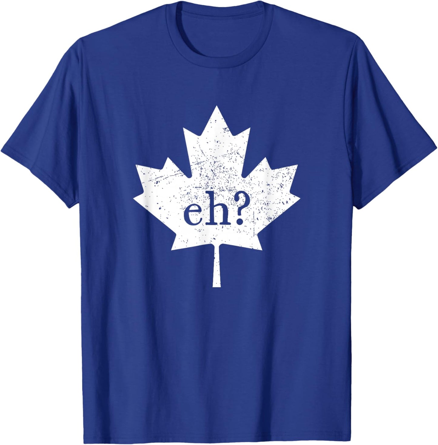 Vintage Canada Eh Maple Leaf Funny Canadian Roots T-Shirt - T-Shirt | Royal